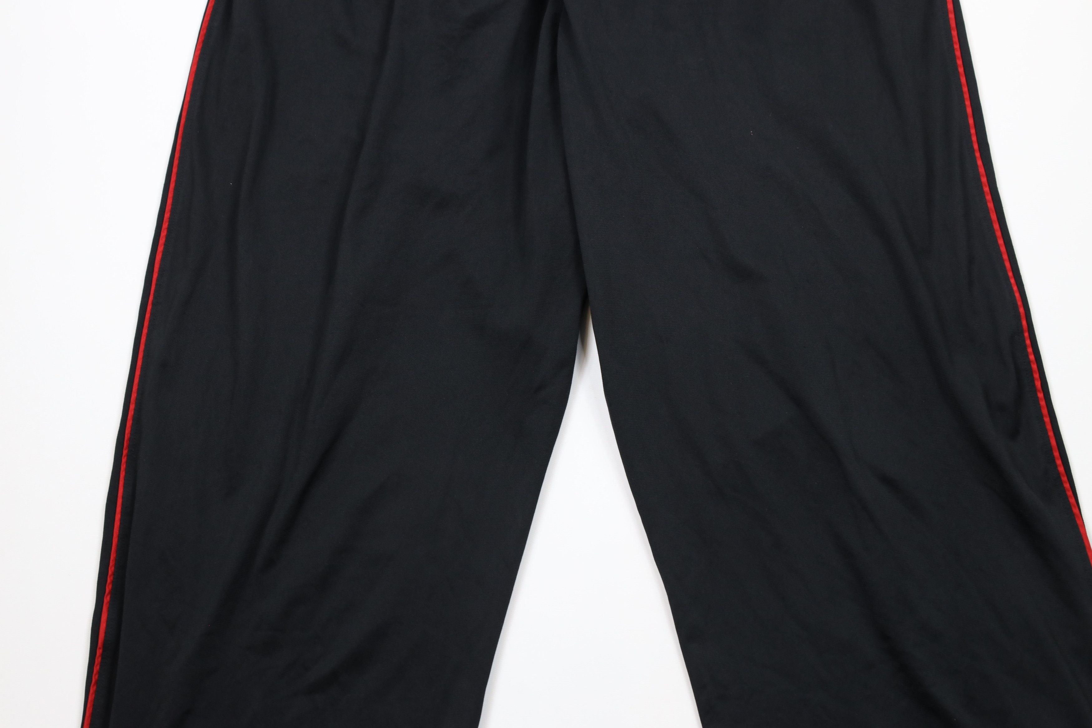 Nike × Vintage Vintage Nike Basketball Mini Swoosh Wide Leg Pants Black Size US 36 / EU 52 - 12 Thumbnail