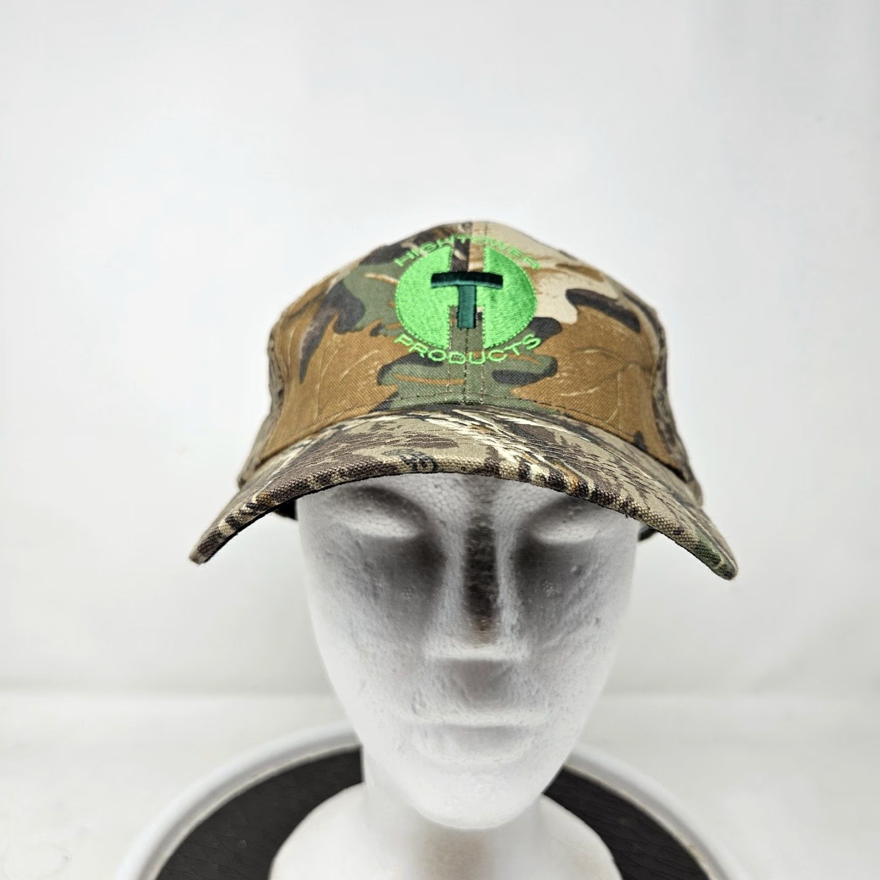 Vintage OC Hat Cap Baseball One Size Camouflage Mens Hunting Outdoor Adjustable Strap Back Brown Twill Casual Vintage: No Size ONE SIZE - 2 Thumbnail
