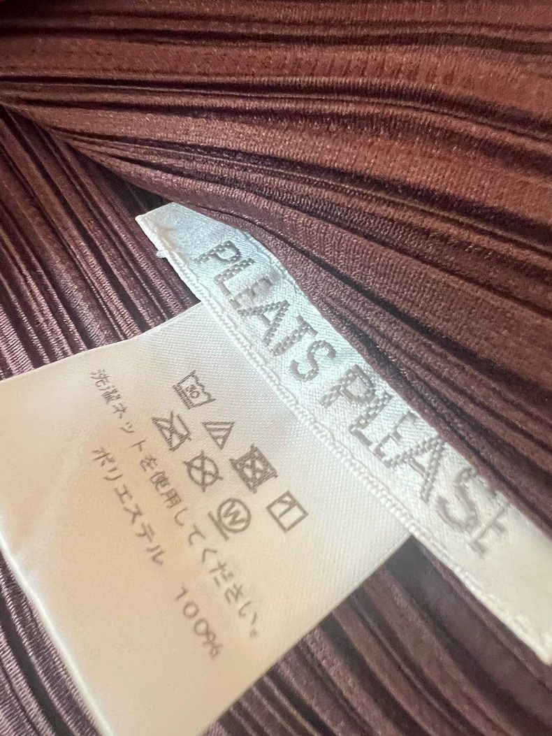 Issey Miyake Issey Miyake size:4 Brown pleated cardigan Size L / US 10 / IT 46 - 2 Thumbnail