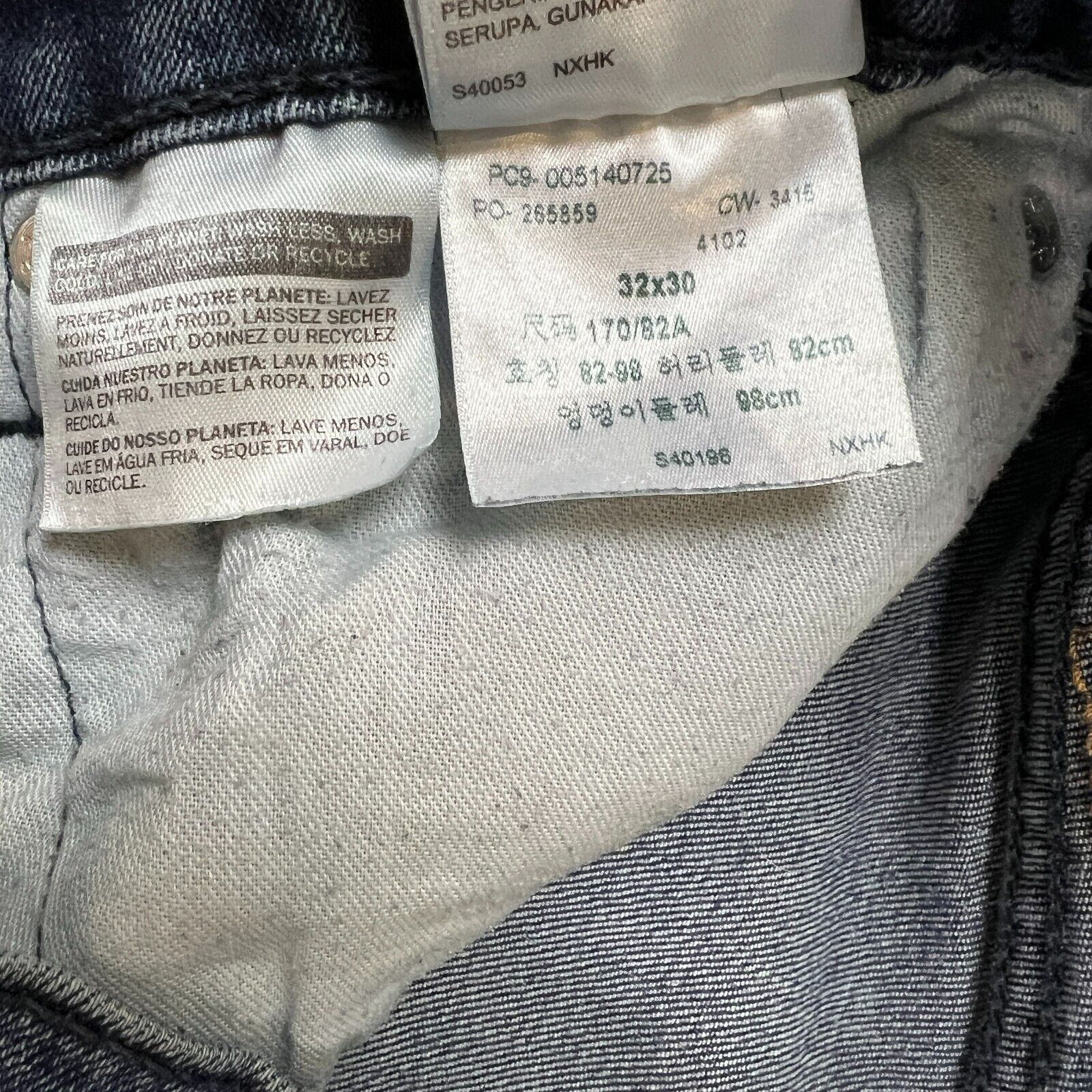 Levi's × Vintage Levi's 514 Jeans 32x30 Slim Straight Fit American Denim Pant Size US 32 / EU 48 - 9 Thumbnail