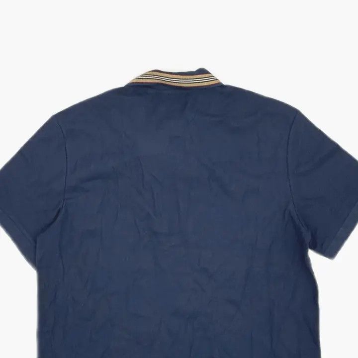 Burberry Burberry Burberry Men's Cotton Casual Polo Shirt Navy-2507 Size US M / EU 48-50 / 2 - 2 Thumbnail