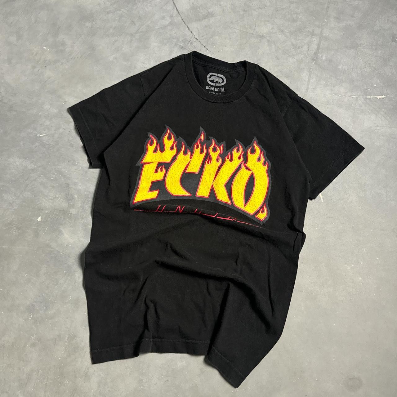Ecko Unltd. 2000s Ecko Flame T Shirt Size US S / EU 44-46 / 1 - 1 Thumbnail