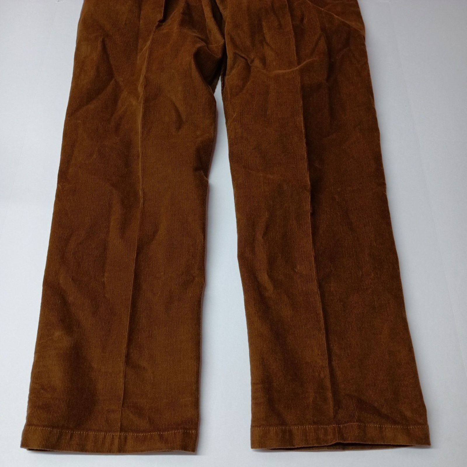 George George Brown Corduroy Dress Pants Men's Size 34x30 Stretch Size US 34 / EU 50 - 7 Thumbnail