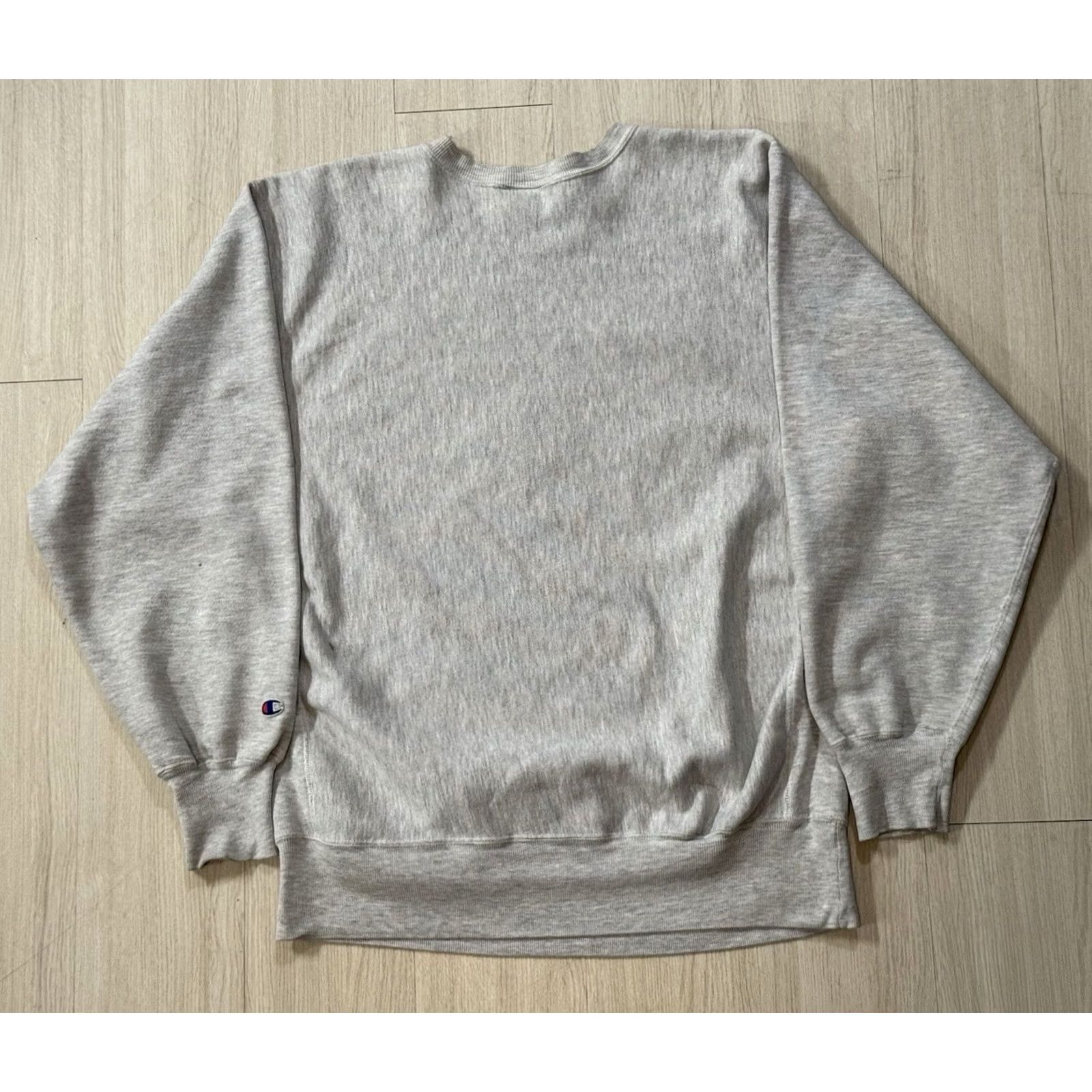 Champion VINTAGE Champion Reverse Weave Monmouth College Crewneck Sweatshirt 2XL Gray Graphic Print Mens Jersey Collegiate 90s Size US XXL / EU 58 / 5 - 2 Thumbnail