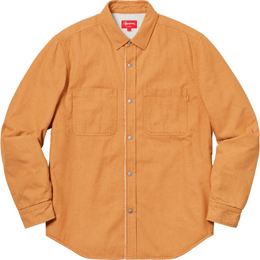 Supreme Supreme Sherpa Lined Denim Shirt FW18 Size US L / EU 52-54 / 3 - 8 Thumbnail