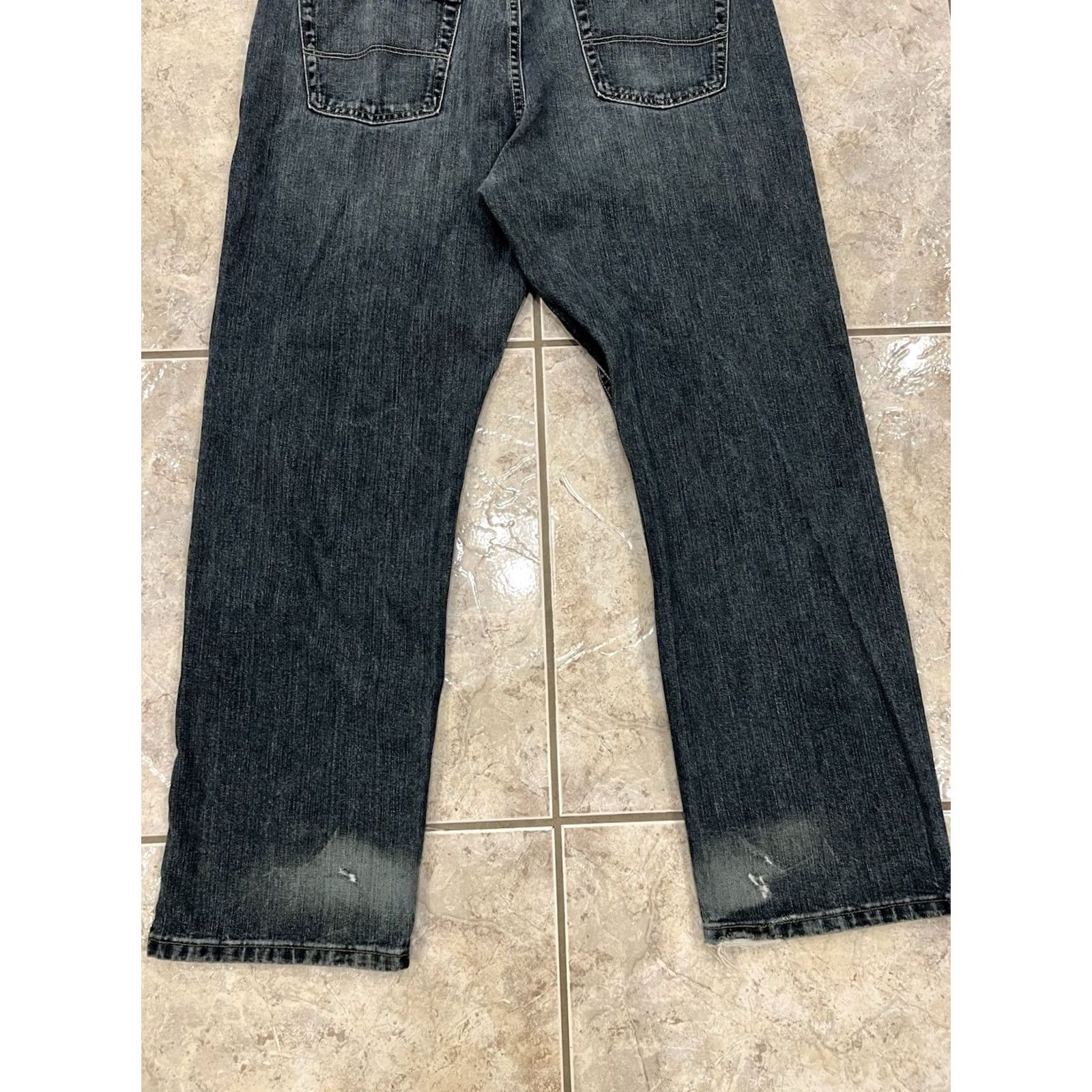 Lee Lee Jeans Regular 38X30 Denim Blue 100% Cotton Straight Leg Mens Size US 38 / EU 54 - 2 Thumbnail