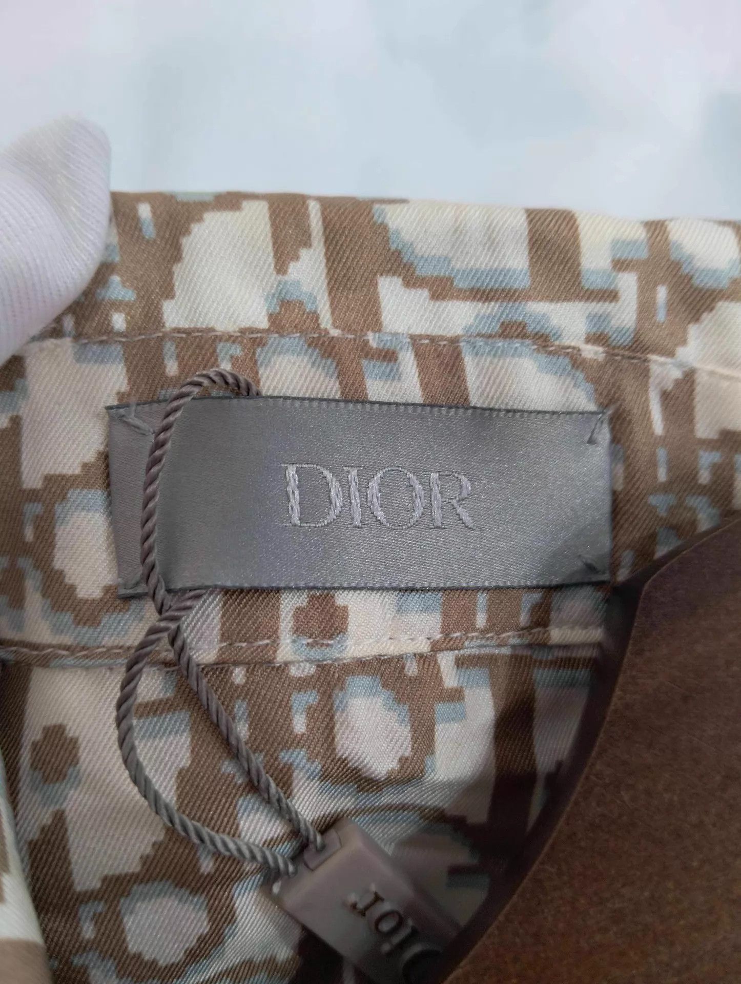 Dior DIOR Logo Print Short Sleeve Shirt 39 Size US M / EU 48-50 / 2 - 3 Thumbnail