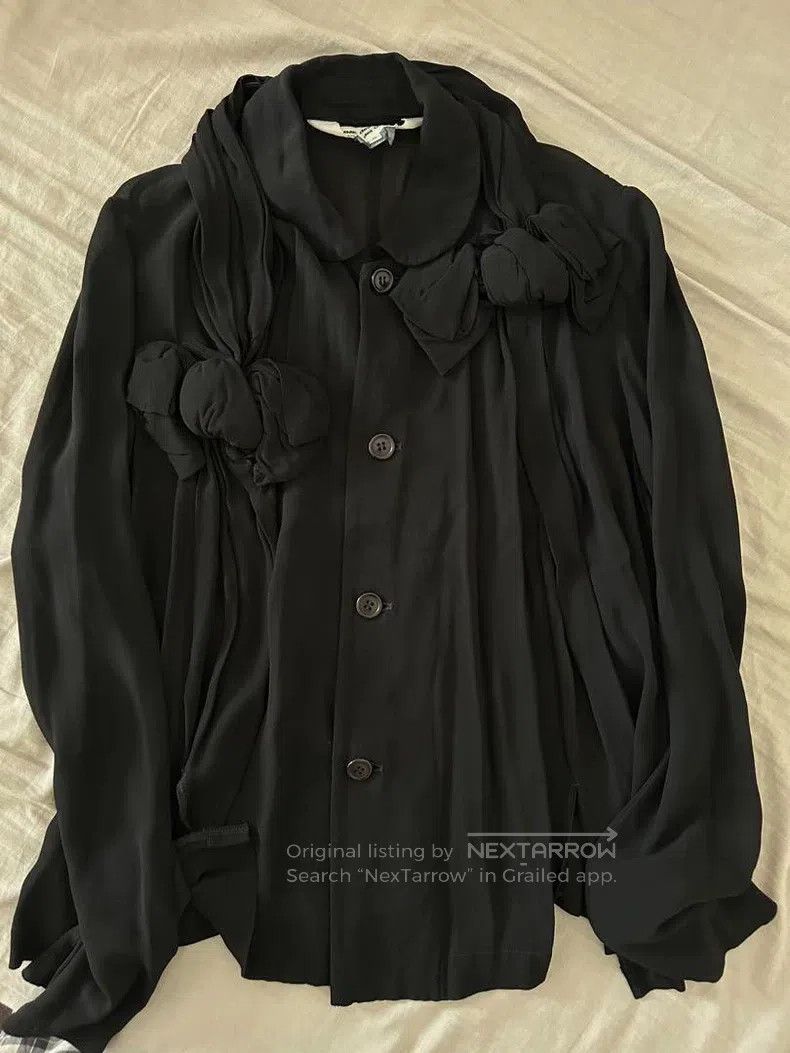 Comme des Garcons Comme Des Garcons Black vintage bow shirt top Size S / US 4 / IT 40 - 3 Thumbnail