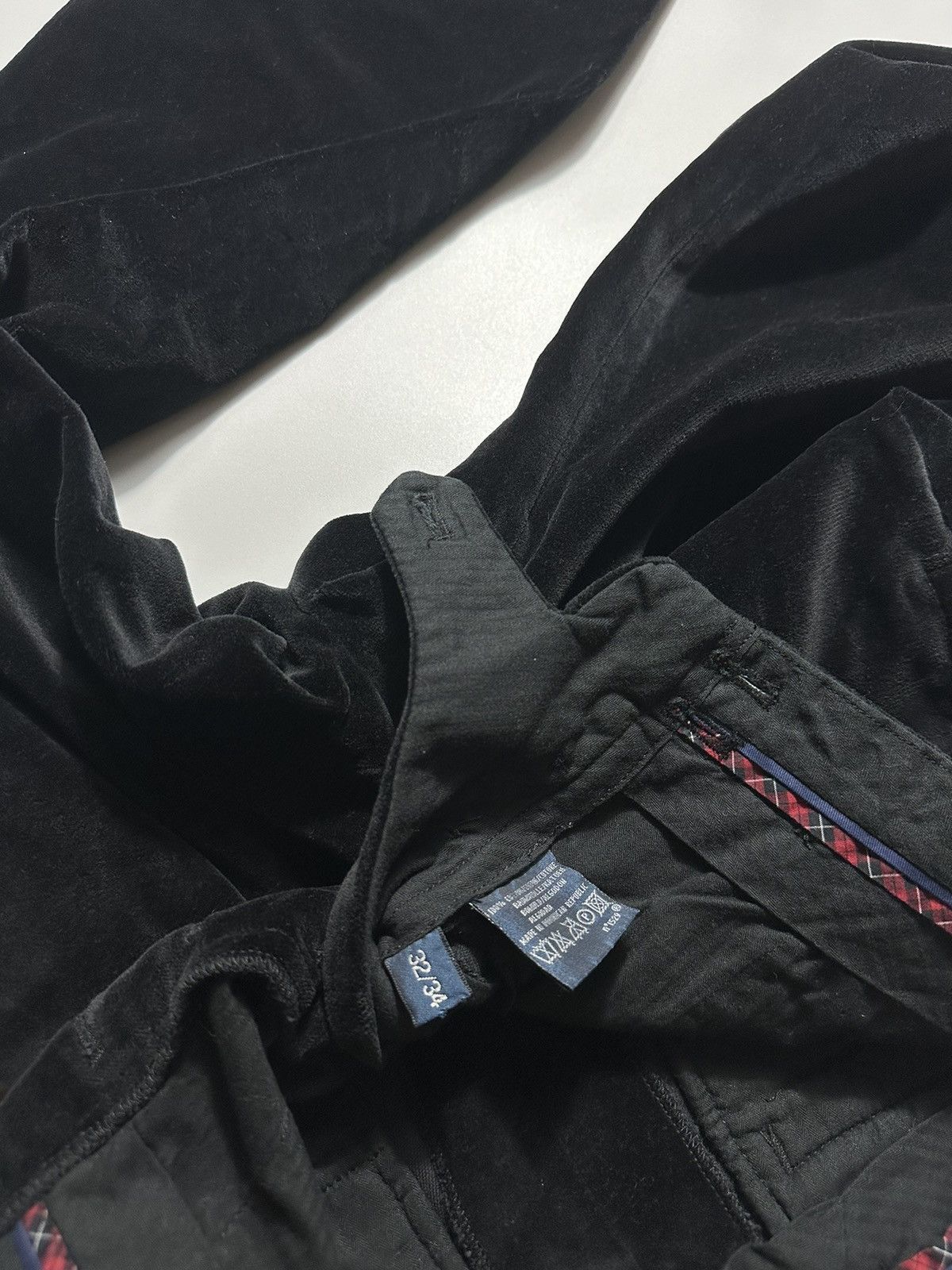 Polo Ralph Lauren × RRL Ralph Lauren × Ralph Lauren Ralph Lauren Vintage Velour Black Pants Size US 32 / EU 48 - 7 Thumbnail