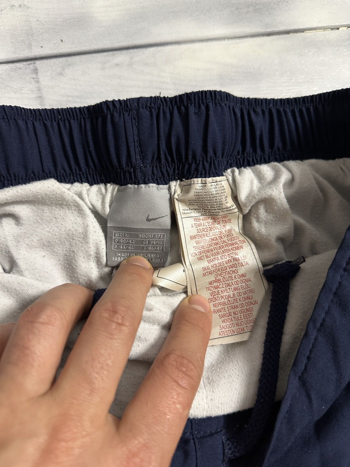 Nike Rare Vintage Pants Nike Small Logo Drill Y2K Style. Size US 32 / EU 48 - 8 Thumbnail