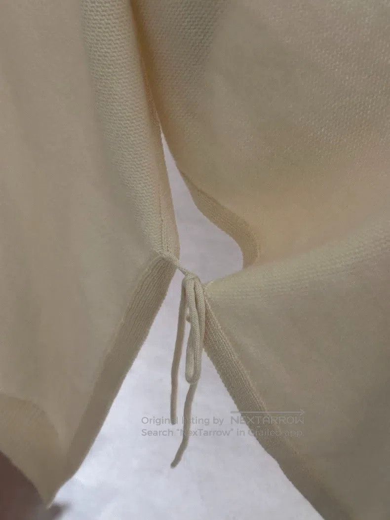 Hermes Hermes size 00 Cream White 100% Cashmere Hooded Knit Coat Size XS / US 0-2 / IT 36-38 - 3 Thumbnail