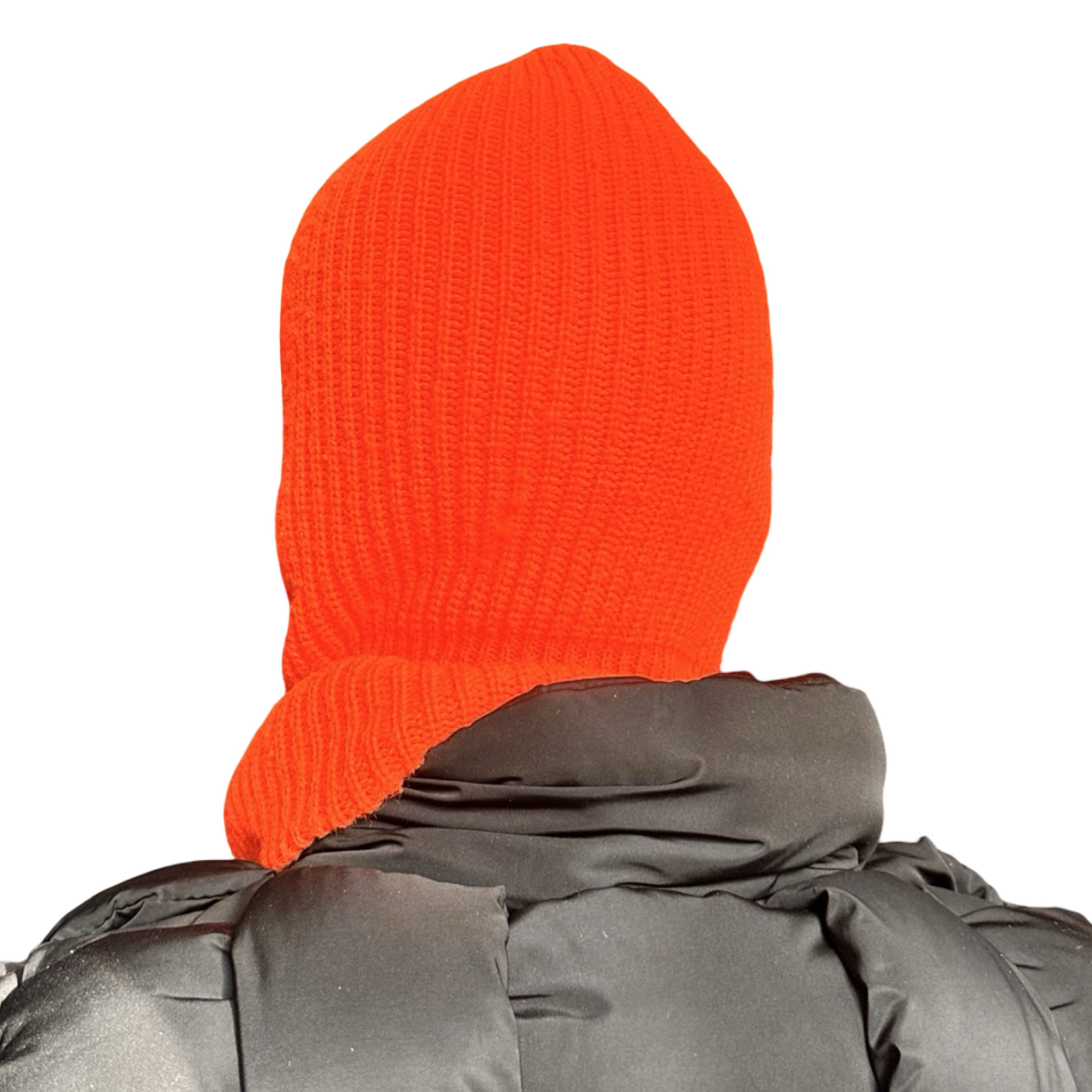 Other Vintage Orange Ski Mask Winter Balaclava Size ONE SIZE - 5 Thumbnail