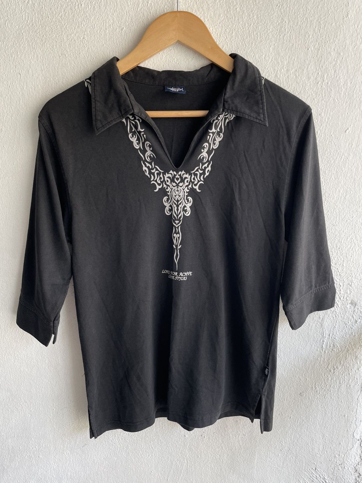 Stussy Opium 🔥Stussy collar tee Size US S / EU 44-46 / 1 - 5 Thumbnail