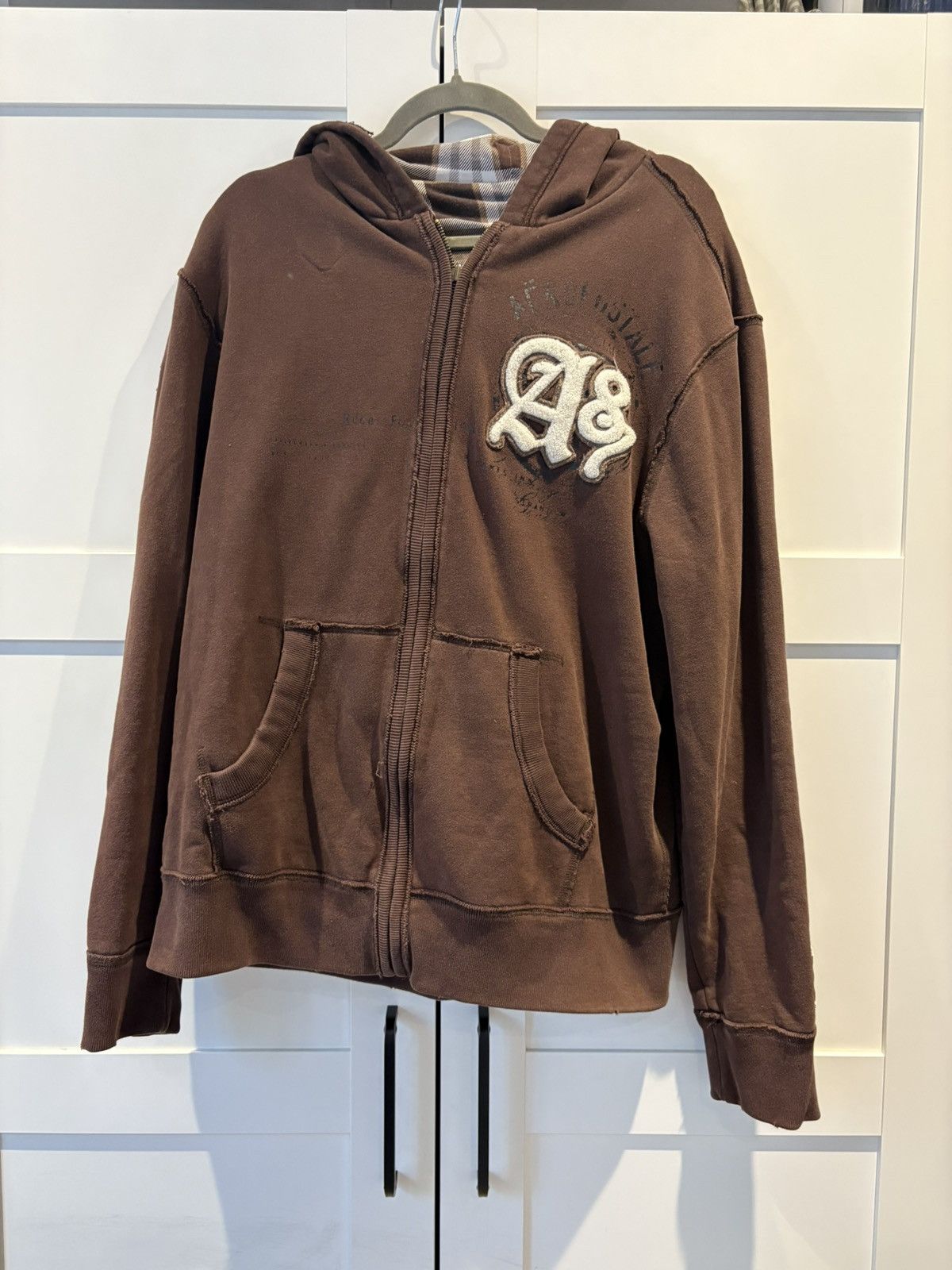 Vintage Vintage y2k brown hoodie reversible Size US L / EU 52-54 / 3 - 1 Thumbnail