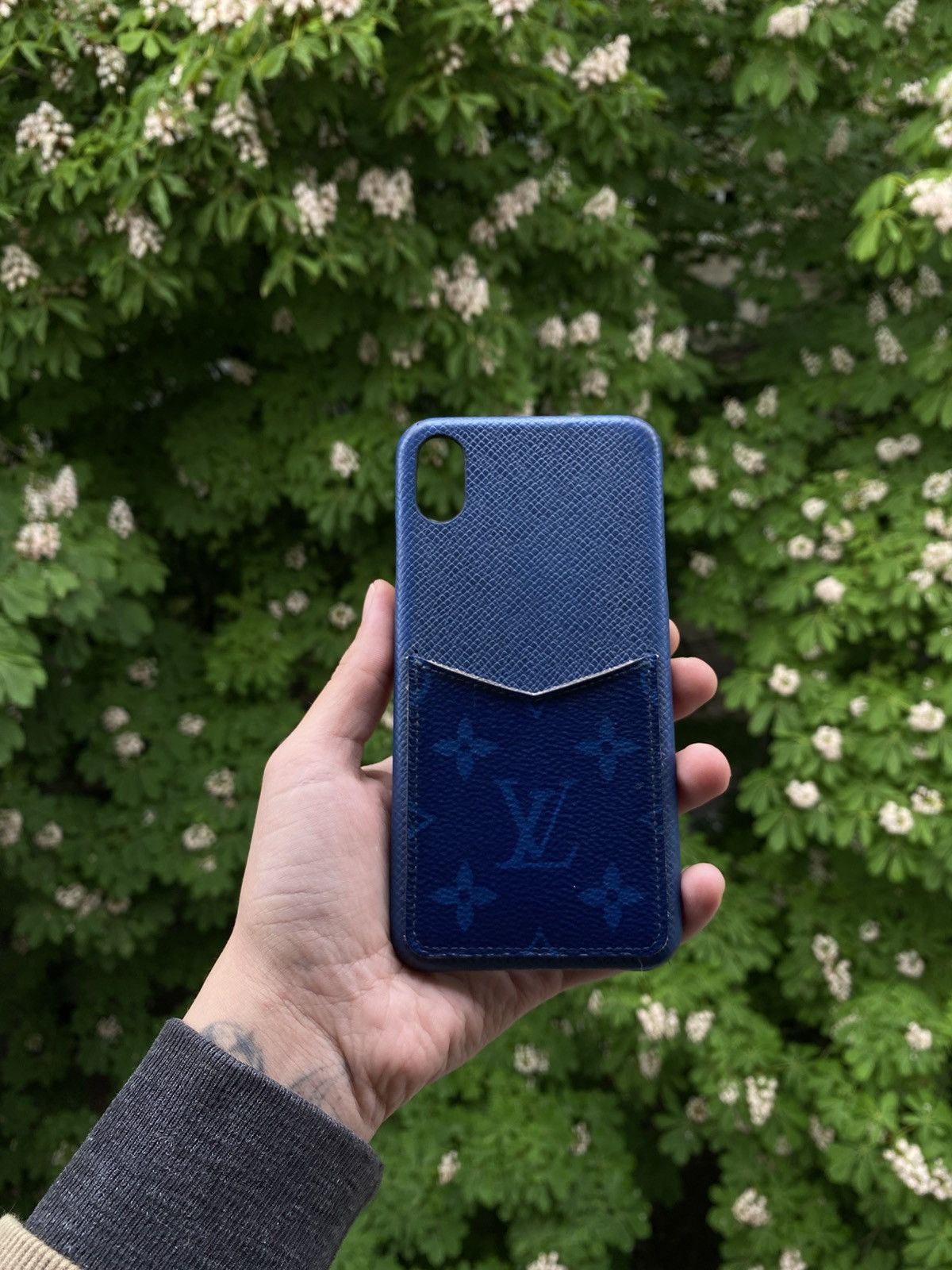 Vintage Louis Vuitton Etui Iphone Navy blue Size ONE SIZE - 1 Thumbnail