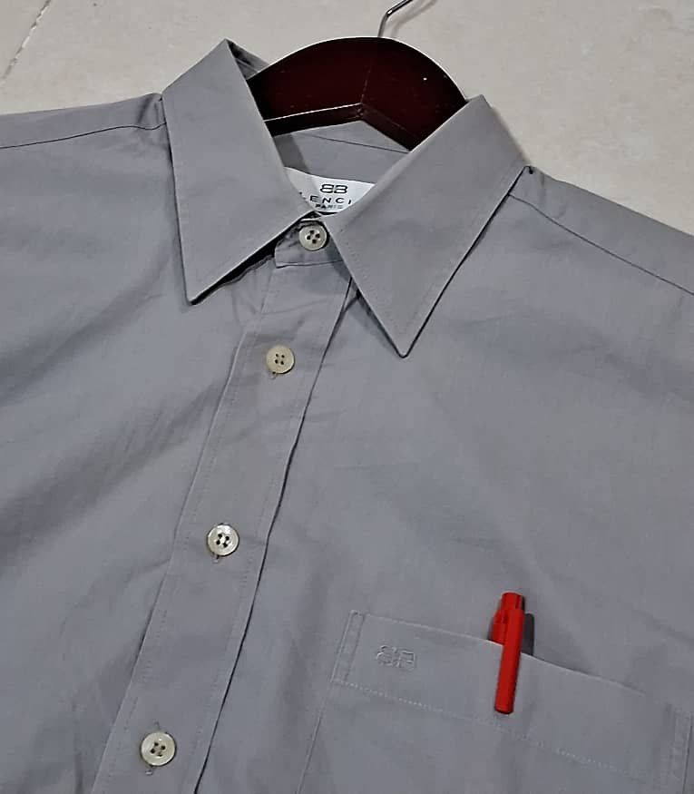 Balenciaga Vintage BALENCIAGA Buttons Up Shirt Size US L / EU 52-54 / 3 - 6 Thumbnail