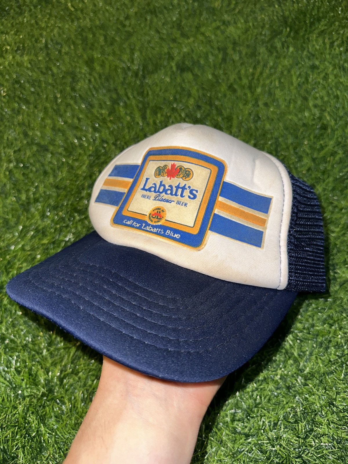 Vintage Vintage labatts blue adjustable hat Size ONE SIZE - 1 Thumbnail