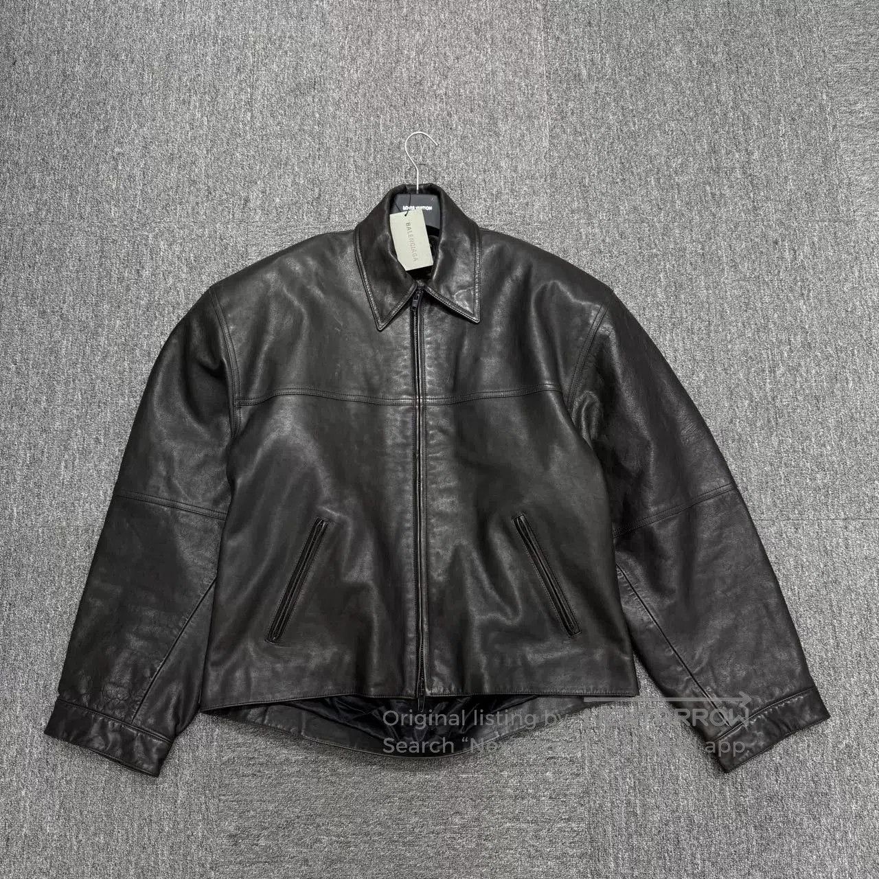 Balenciaga Balenciaga Cocoon Kick Leather Jacket. Size US M / EU 48-50 / 2 - 1 Thumbnail