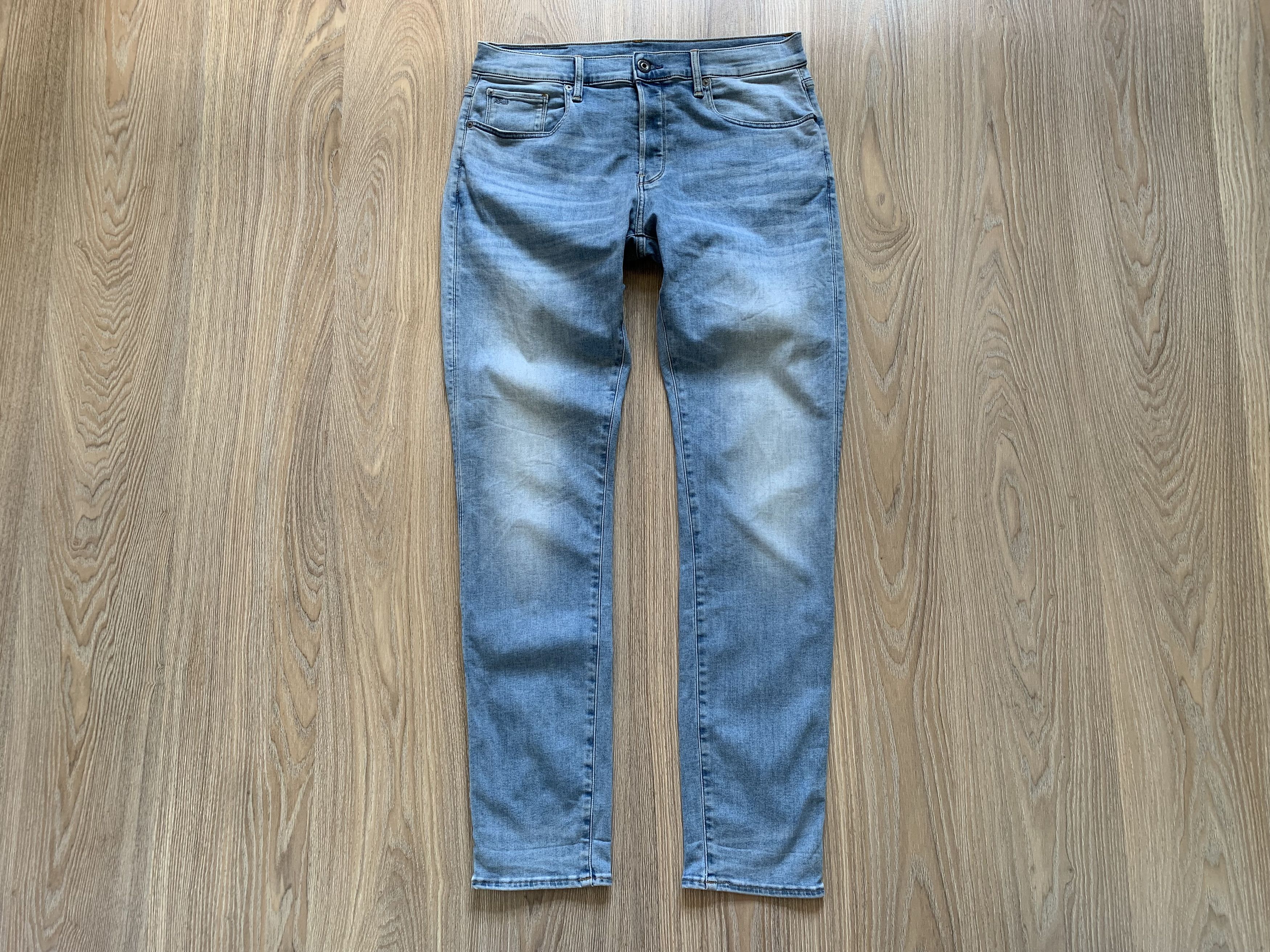 G-Star × Vintage G Star Raw 3301 Slim Denim Jeans Size US 34 / EU 50 - 2 Thumbnail
