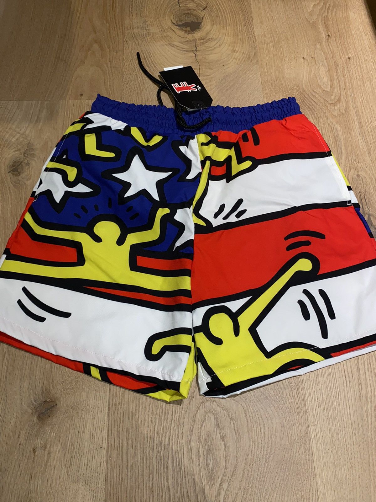 Keith Haring Keith Haring x Reason Bathing Suit Swim Trunks SMALL Grailed