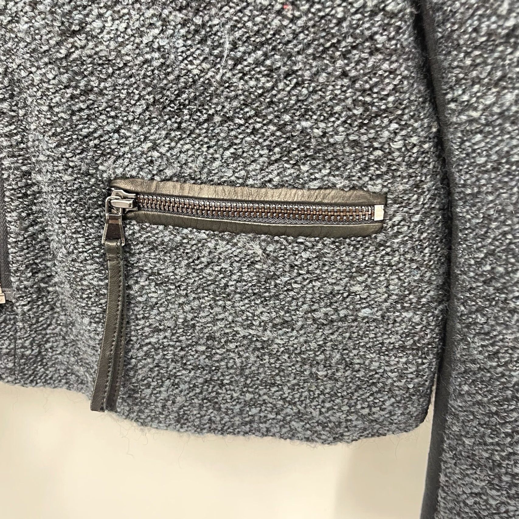 Rebecca Taylor VINTAGE Rebecca Taylor Blue Wool Tweed Blazer Women M Classic Wool Blend Formal Office Casual Size M / US 6-8 / IT 42-44 - 5 Thumbnail
