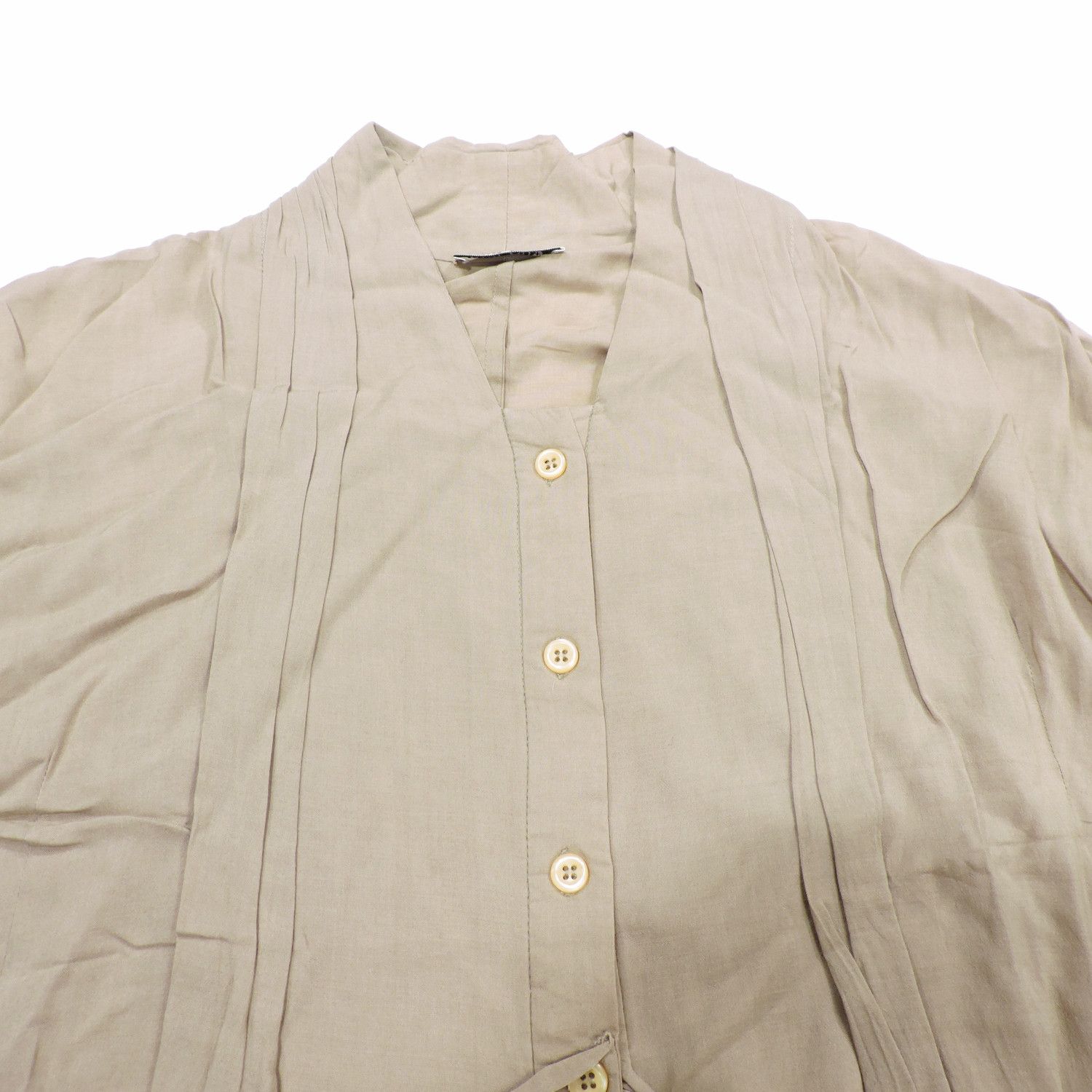Miu Miu MIU MIU BROWN BLOUSE LONG SLEEVE SHIRT Size XS / US 0-2 / IT 36-38 - 7 Thumbnail