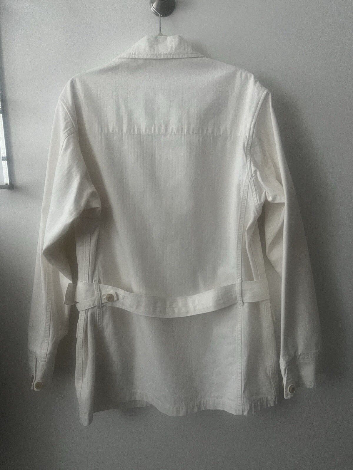 Maison Margiela Maison Margiela 10 Men’s White Safari Belt Jacket 2003 Size US L / EU 52-54 / 3 - 2 Thumbnail