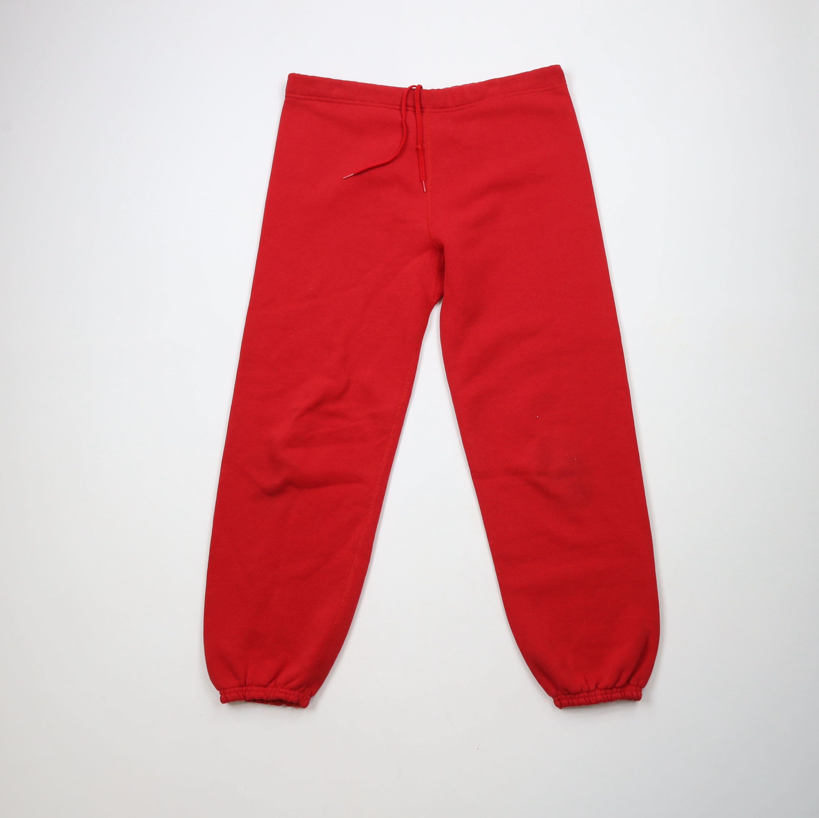 Vintage Vintage 70s 80s Streetwear Sweatpants Joggers Red USA Size US 34 / EU 50 - 1 Thumbnail
