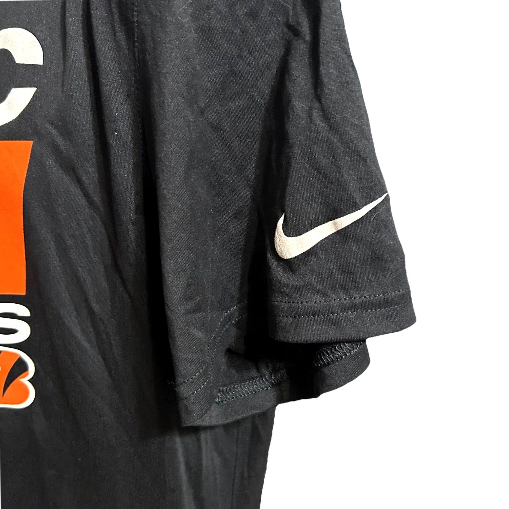 Nike VINTAGE Cincinnati Bengals 2021 AFL Champs Nike Shirt Men XL Black Short Sleeve NWT New Size US XL / EU 56 / 4 - 6 Thumbnail