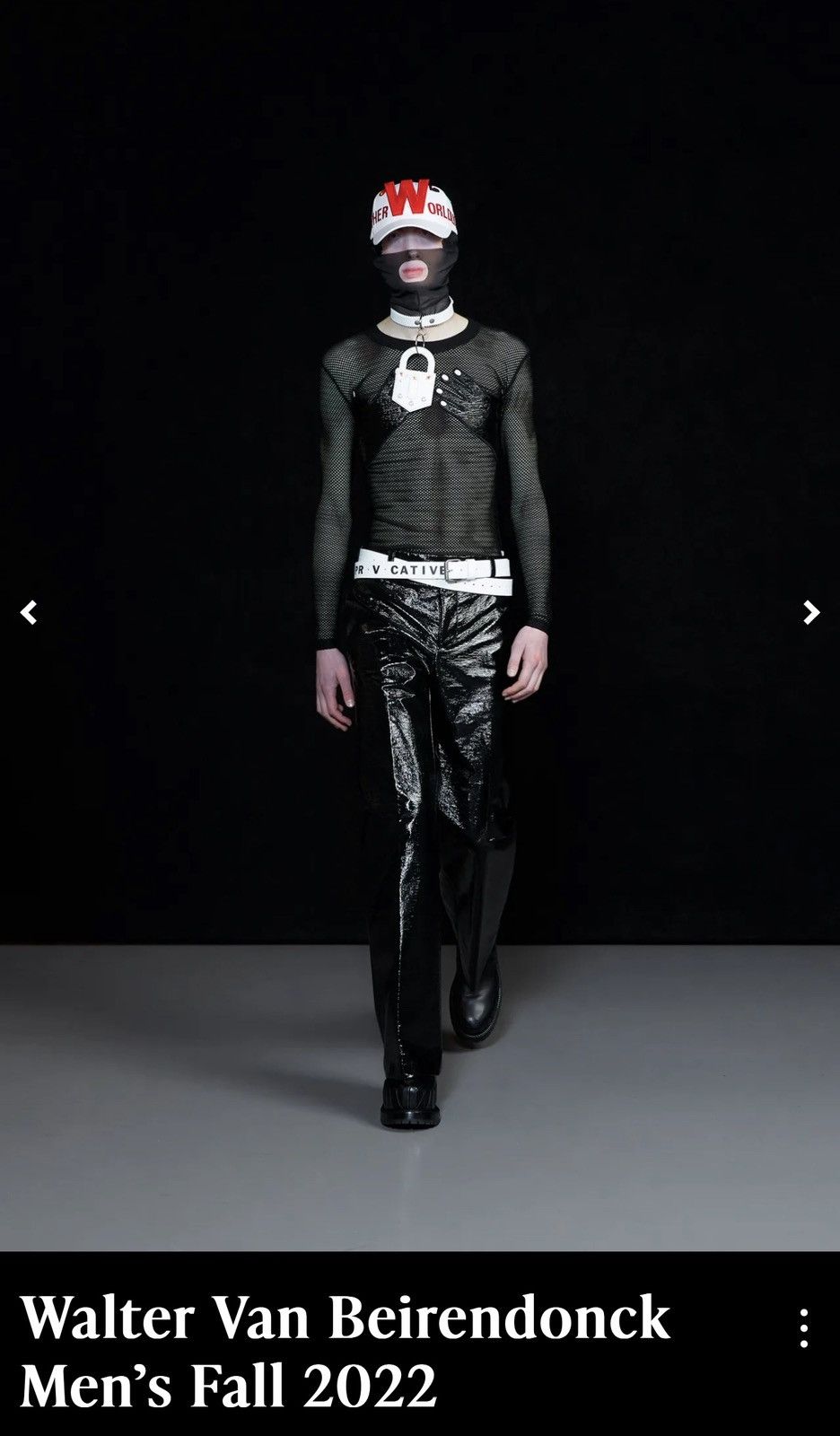 Walter Van Beirendonck Walter Van Beirendonck Fall 2022 Other Worldly Cap Size ONE SIZE - 2 Thumbnail