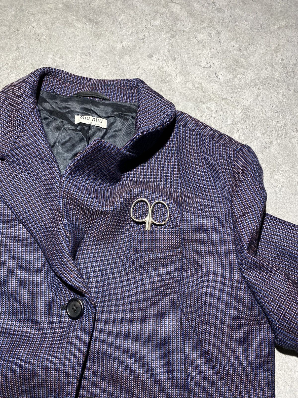 Miu Miu Miu Miu 2009 Virgin Wool Jacket Size XS / US 0-2 / IT 36-38 - 6 Thumbnail