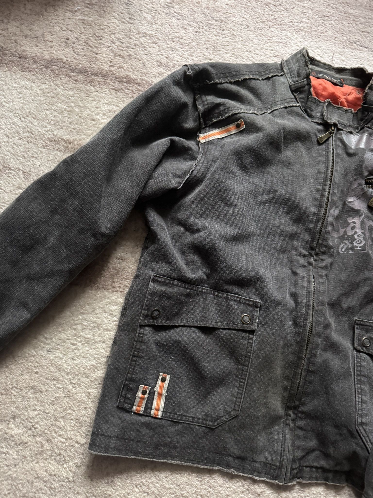 Vintage Vintage distressed jacket swag grunge y2k L trashed Size US L / EU 52-54 / 3 - 4 Thumbnail
