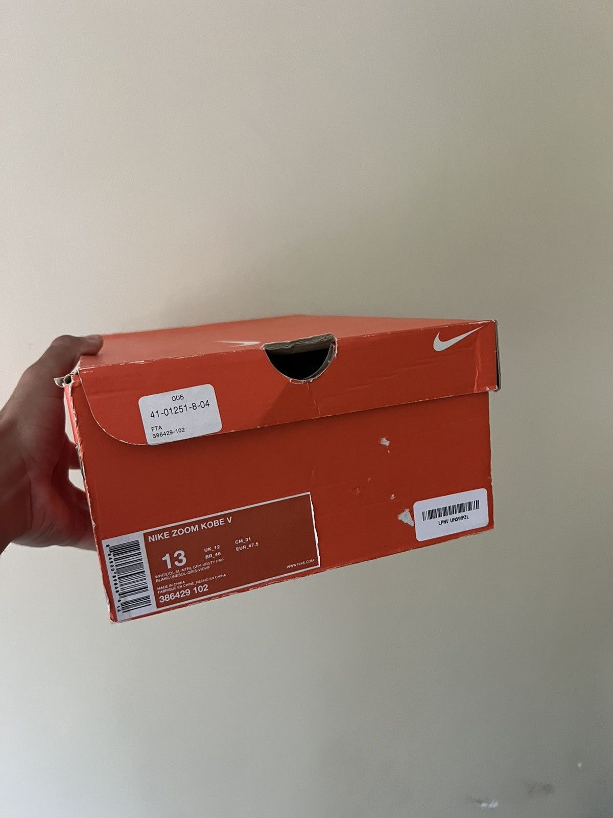 Nike Nike Kobe V Lakers Size US 13 / EU 46 - 9 Thumbnail