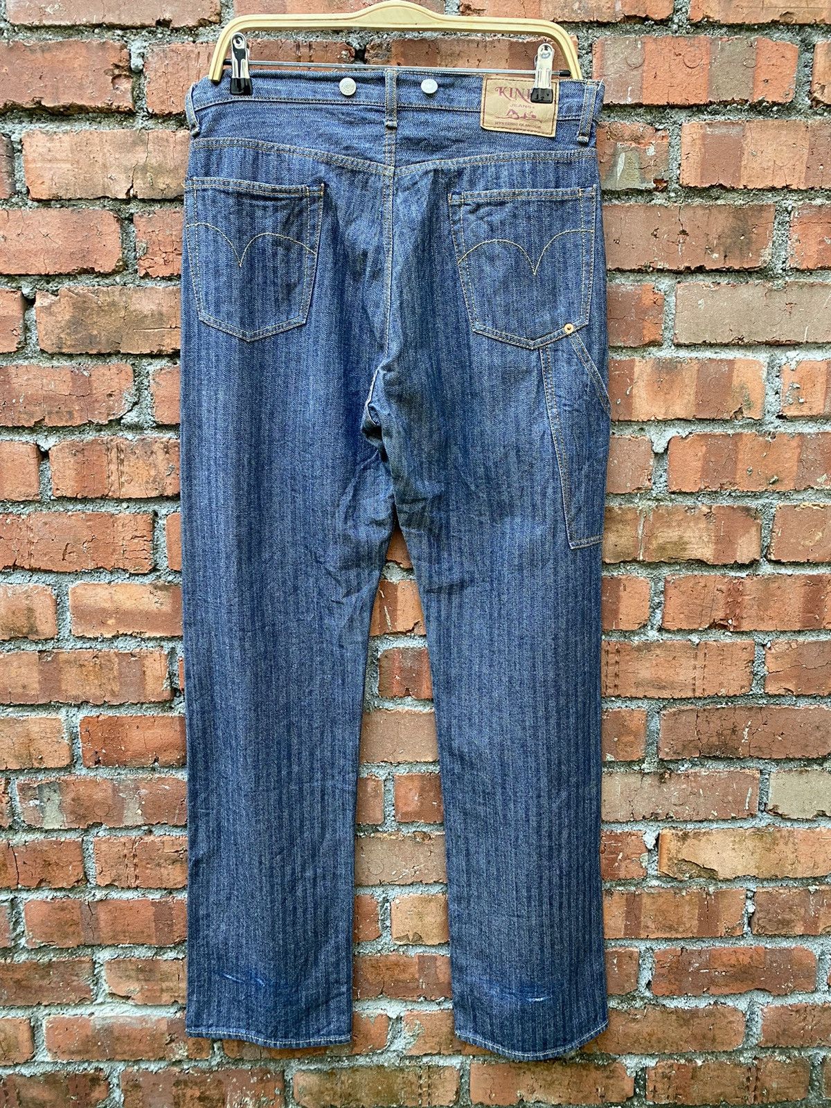 Designer × Hysteric Glamour × Japanese Brand size 34x32.5 hysteric glamour carpenter workers hickory jean Size US 34 / EU 50 - 2 Thumbnail