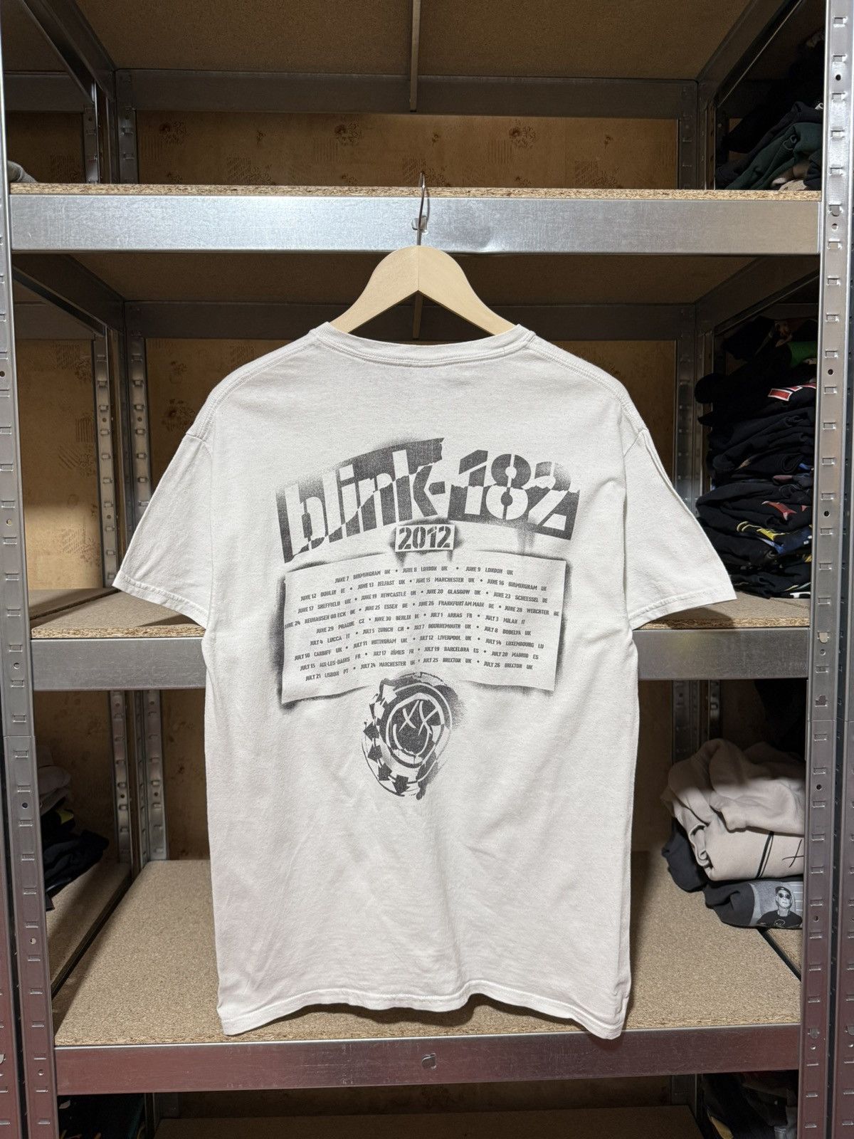 Band Tees × Vintage Vintage Rock Band Blink 182 Tour 2012 Retro T-Shirt Y2K Hype Size US M / EU 48-50 / 2 - 2 Thumbnail