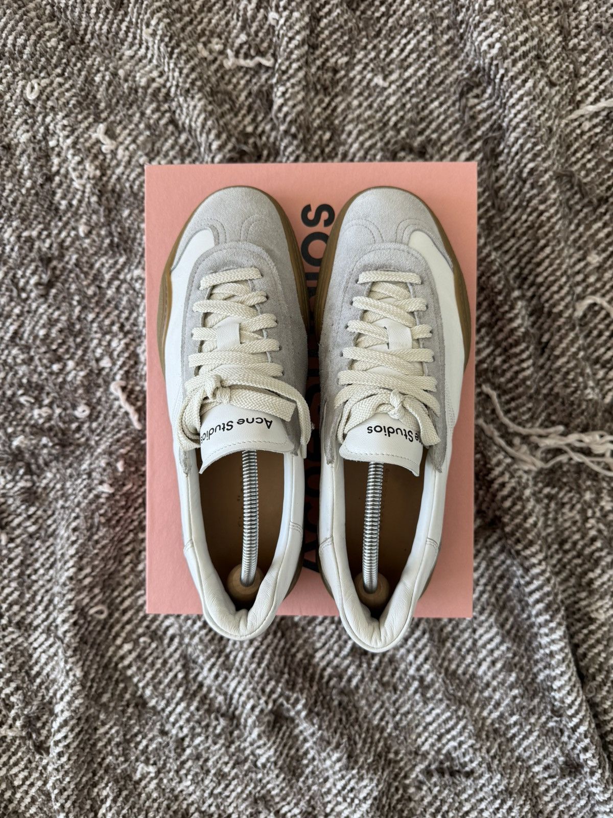 Acne Studios Acne Studios Bars White 42 Size US 8.5 / EU 41-42 - 4 Thumbnail