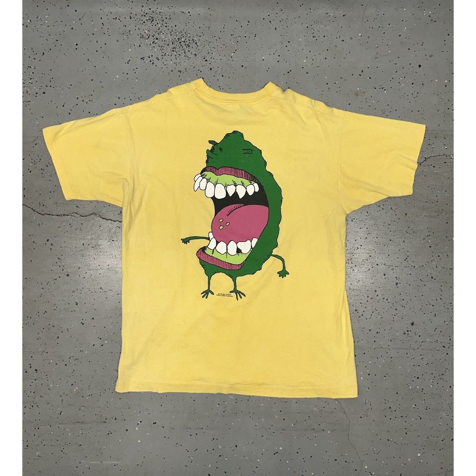 Fruit Of The Loom VTG 90s Meat Puppets “Too High Too Die” T-shirt Size US XL / EU 56 / 4 - 1 Thumbnail