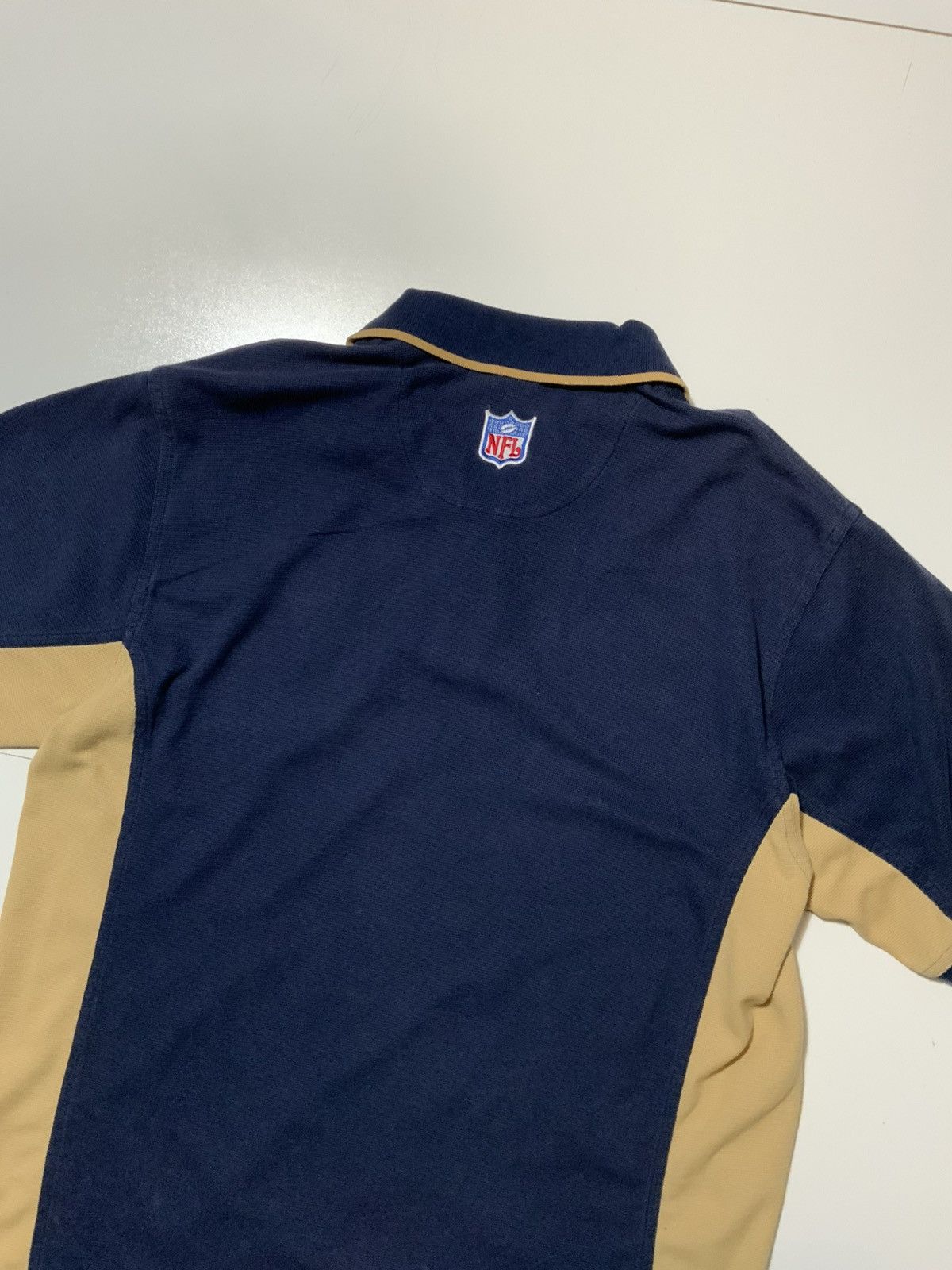 Reebok Vintage Reebok St Louis Rams NFL Football S/S Polo Shirt Size US M / EU 48-50 / 2 - 4 Thumbnail