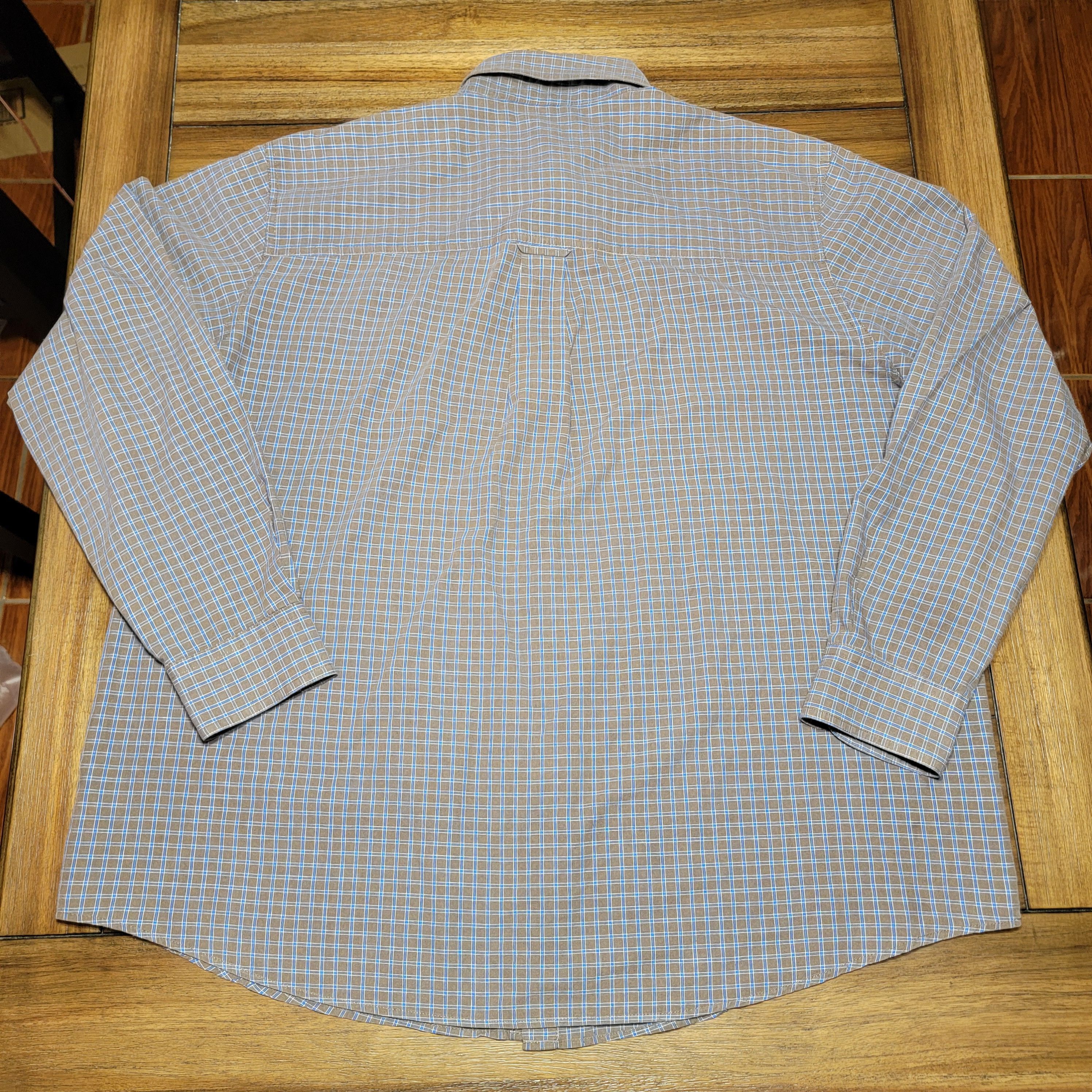 Chaps Chaps LS Small Squares Full Button Shirt - Size XXL Size US XXL / EU 58 / 5 - 3 Thumbnail