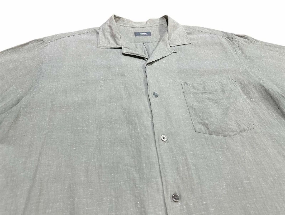 Comme des Garcons Homme 🔥80s Vintage Comme Des Garcons Homme Shirt Camp Collar Size US XL / EU 56 / 4 - 2 Thumbnail