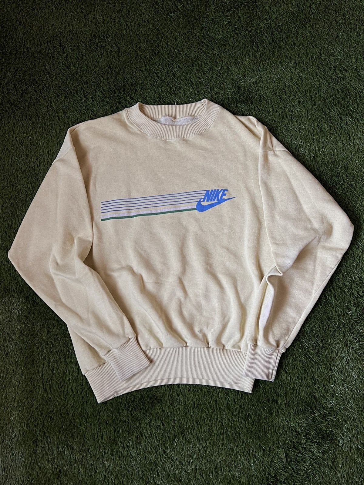 Vintage Vintage 80s Nike Crewneck Sweatshirt Size US M / EU 48-50 / 2 - 2 Thumbnail