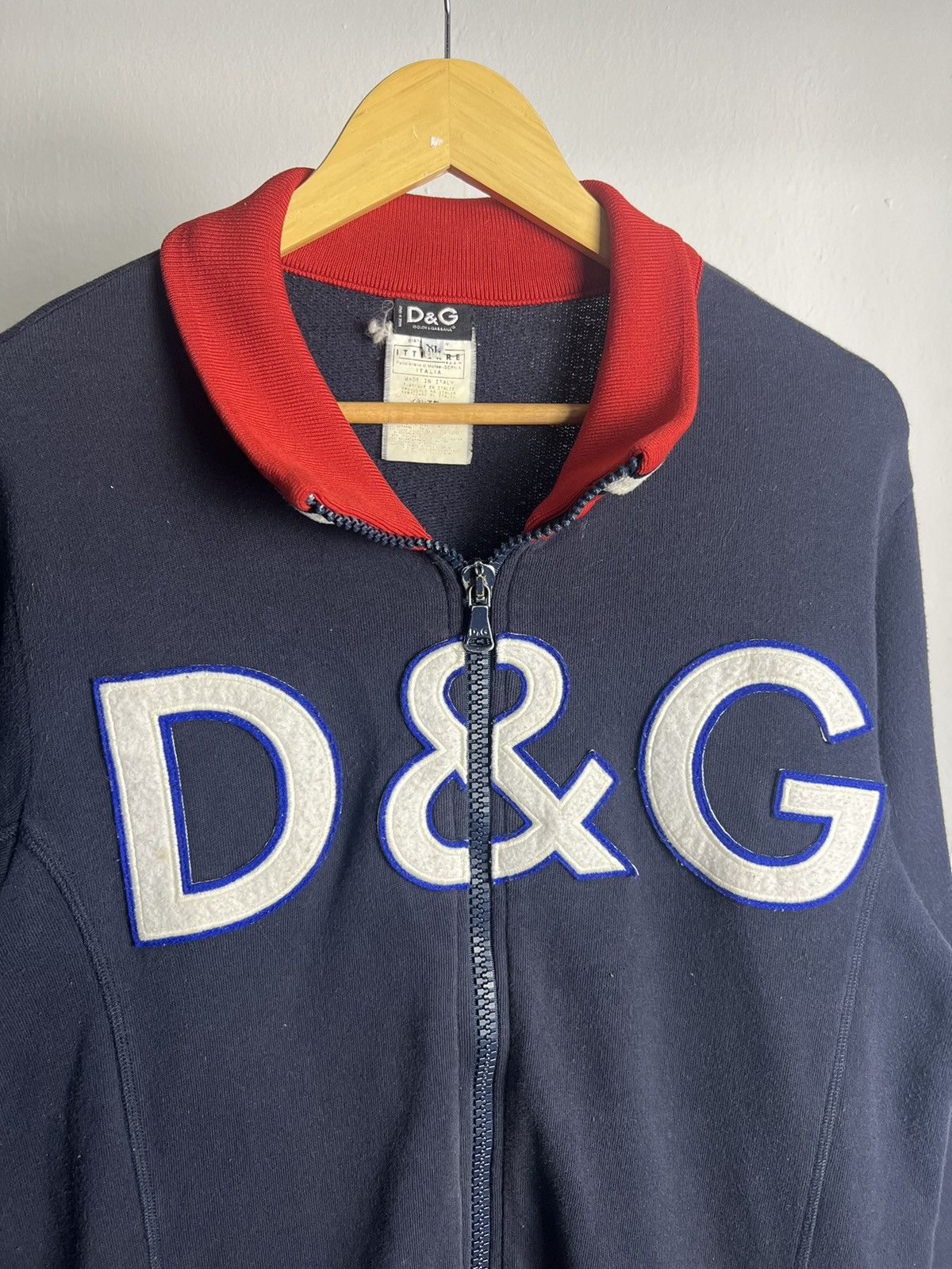 Dolce & Gabbana × Vintage 2000s Dolce&Gabbana Embroidered Zipper Jackets Size US XL / EU 56 / 4 - 2 Thumbnail