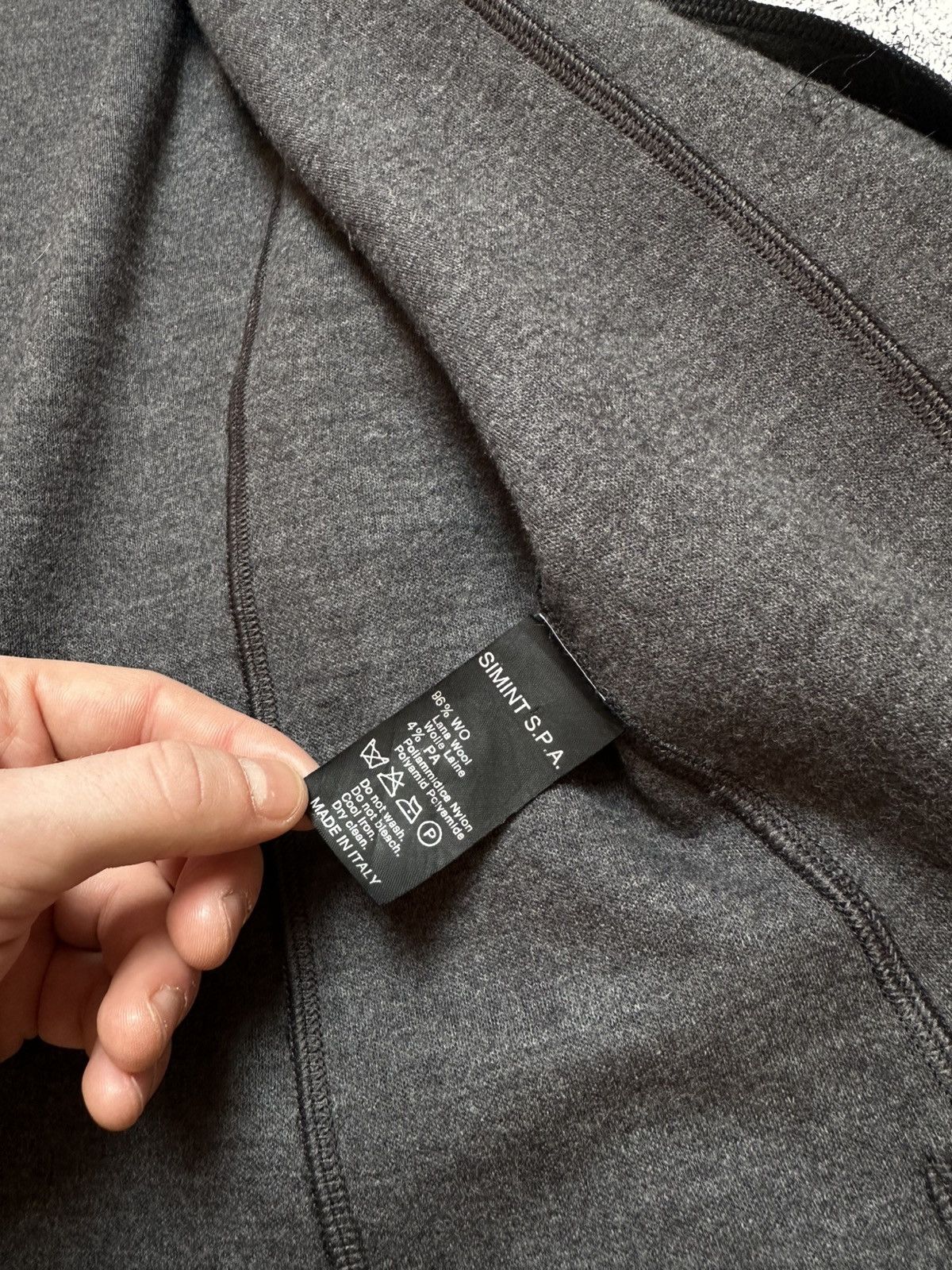 Comme des Garcons Giorgio Armani Unstructured Wool Jacket Asymmetric Military Size 42R - 12 Thumbnail