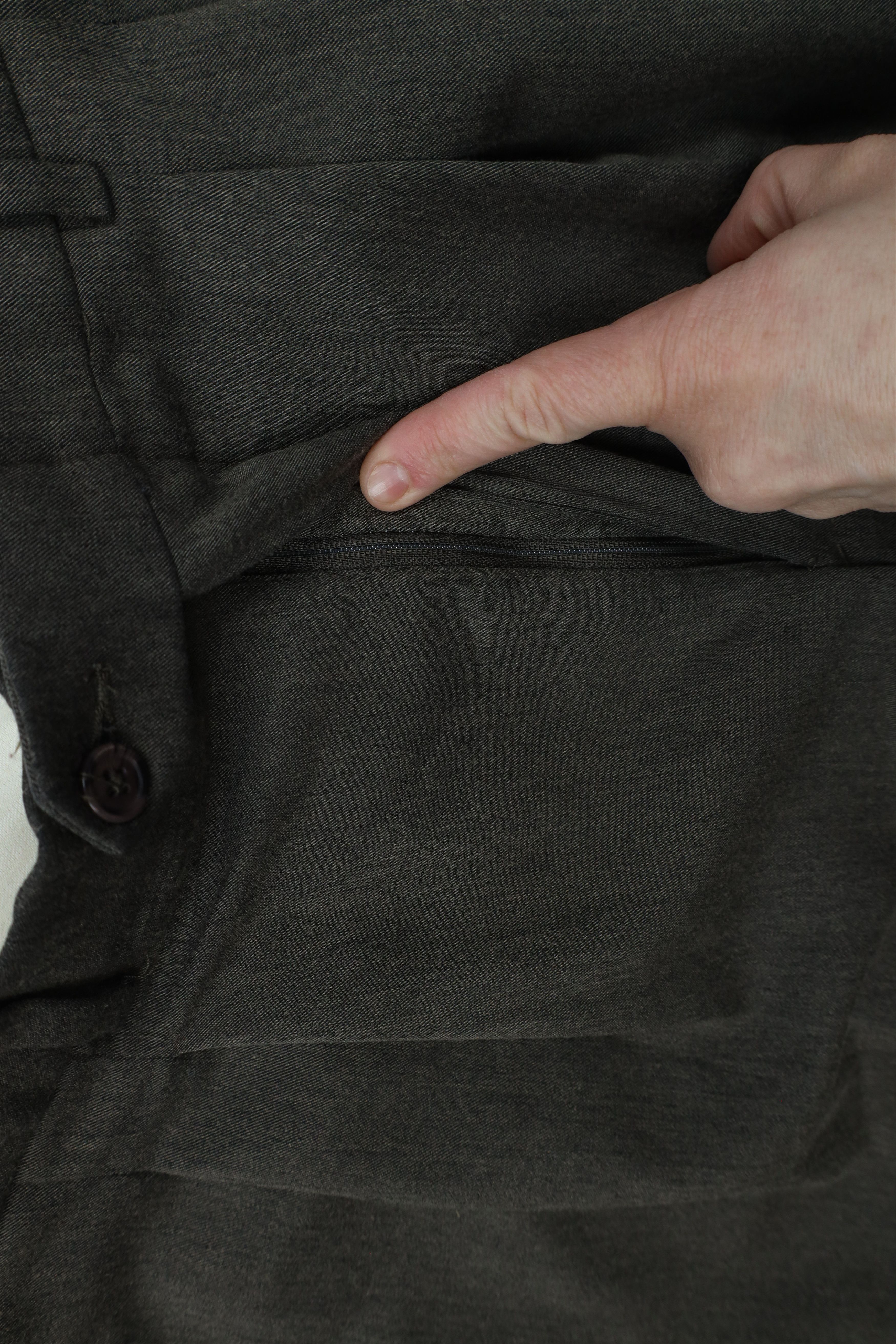 Vintage Vintage 90s Streetwear Pleated Cuffed Wide Leg Chino Pants Size US 36 / EU 52 - 7 Thumbnail