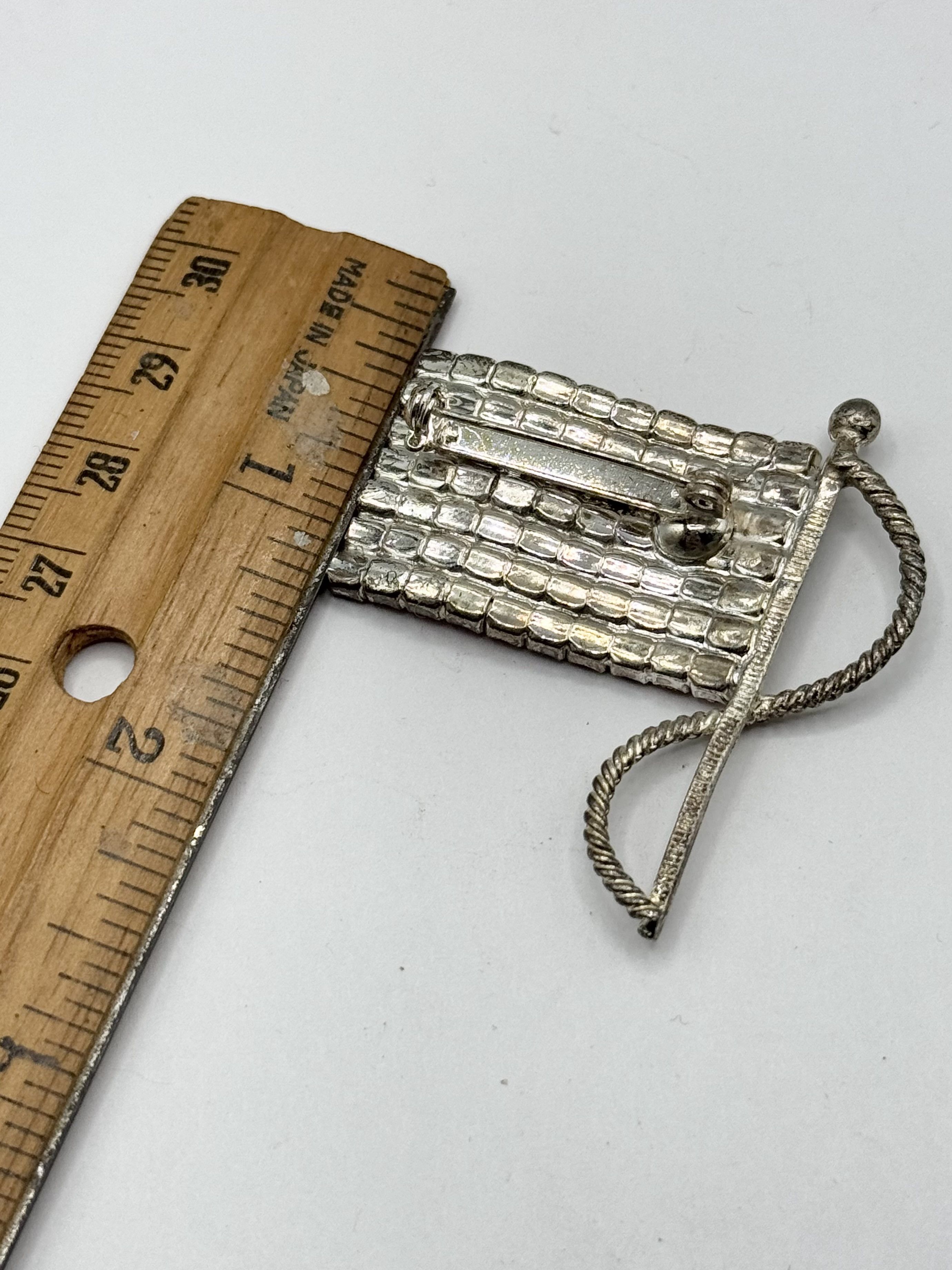 Vintage Vintage American Flag USA brooch pin Size ONE SIZE - 4 Thumbnail