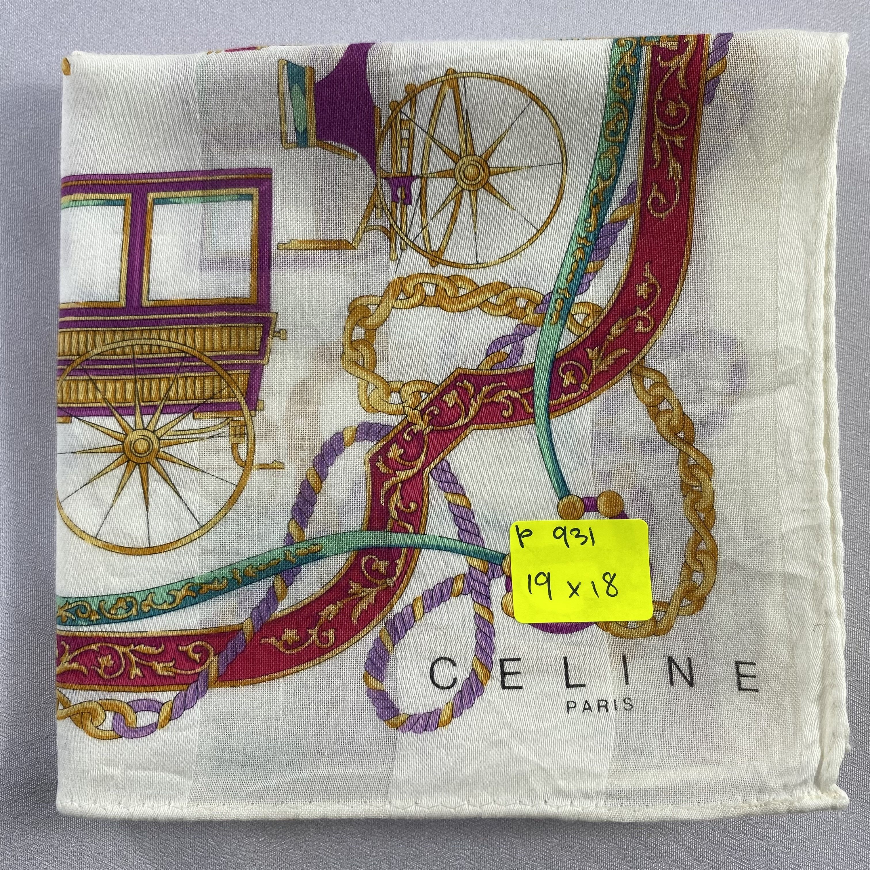 Celine × Vintage Celine Neckerchief / Bandana / Handkerchief-P931 Size ONE SIZE - 5 Thumbnail
