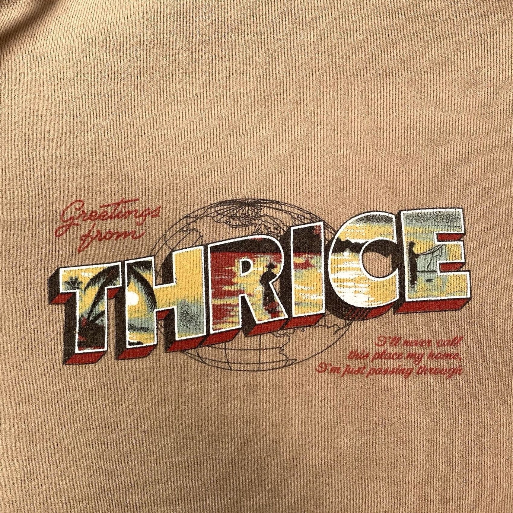 Vintage VINTAGE Thrice Hoodie Mens XL Beggars 15th Anniversary Tour 2024 Punk Rock Brown Full Zip Hooded Mens XL Size US XL / EU 56 / 4 - 2 Thumbnail