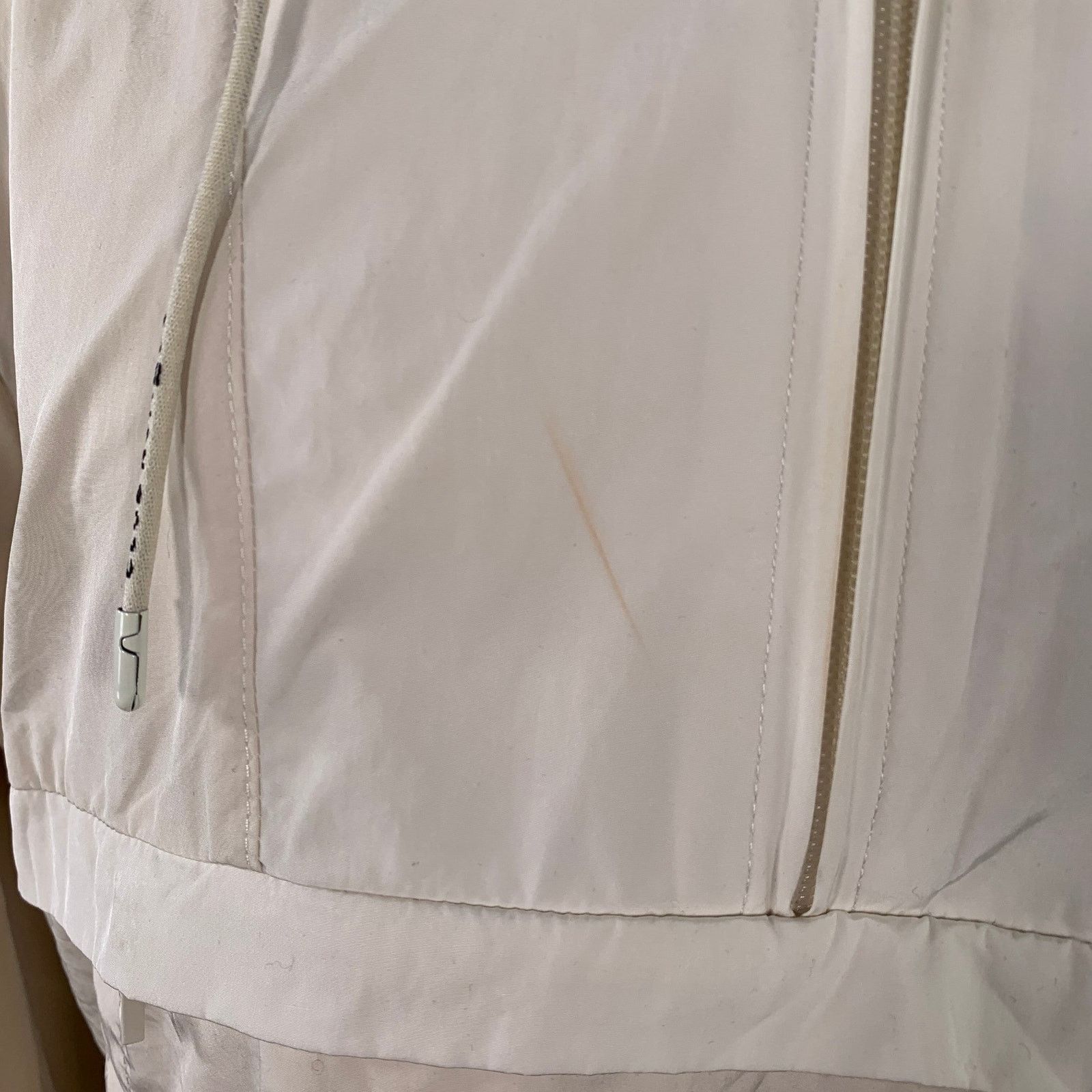Scotch & Soda L Cream Tan Color Block Polyester Blend Hooded Jacket Size US L / EU 52-54 / 3 - 4 Thumbnail