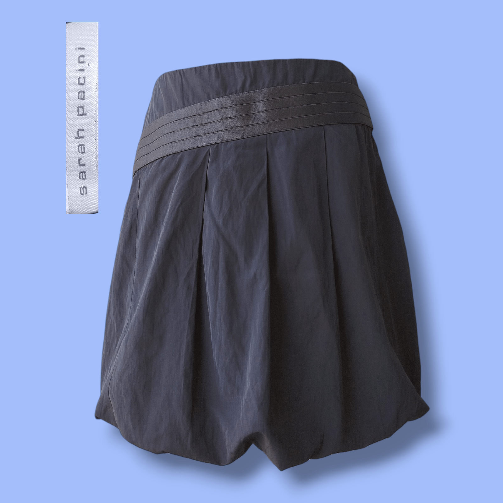 Sarah Pacini Balloon Skirt Lined Zip Cotton Blend Italy Size 2/M Size 28" / US 6 / IT 42 - 1 Thumbnail