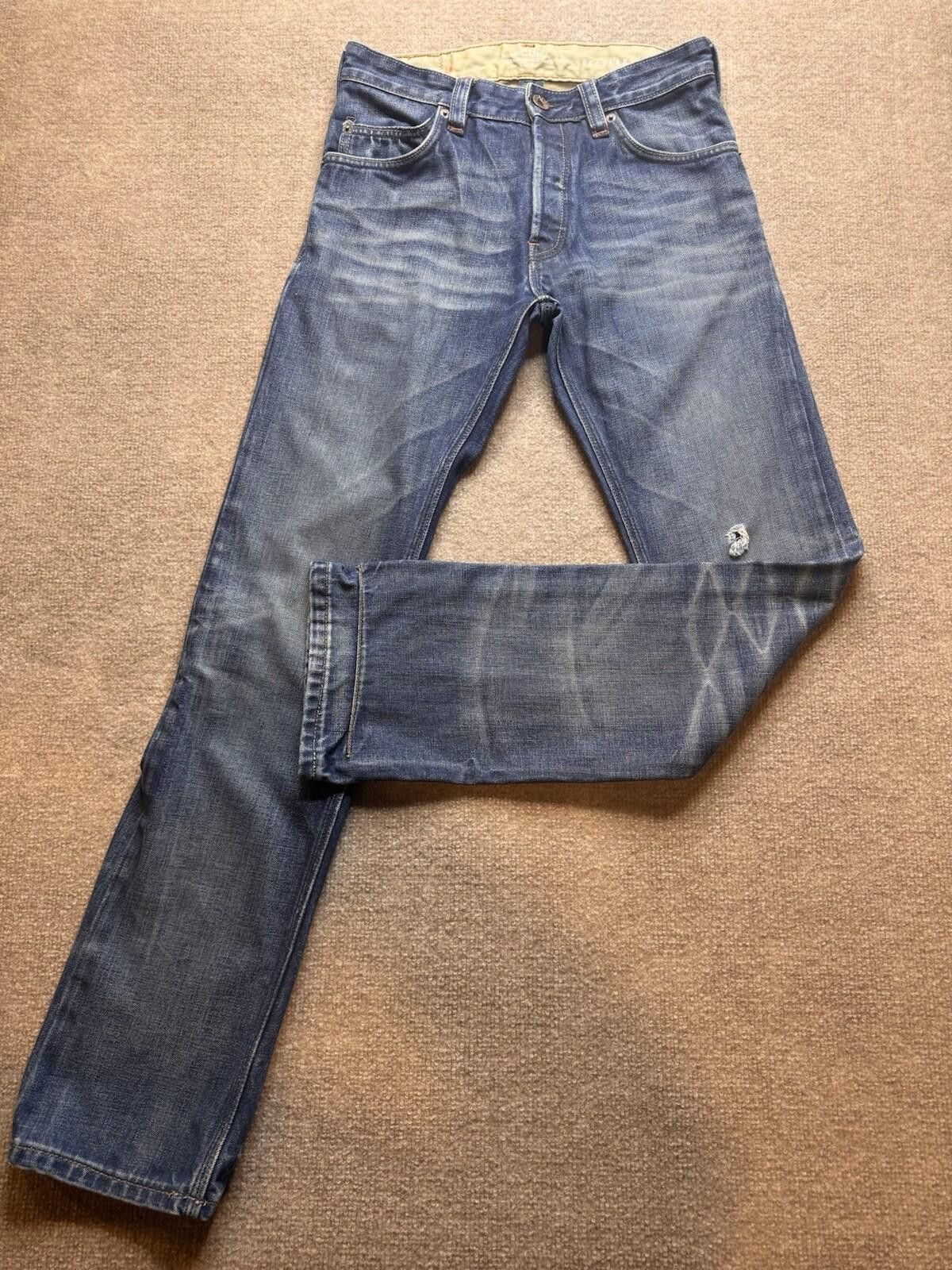 French Connection FCUK Jeans Wide Leg Mens 28 French Conn Blue Button Fly 751 Size US 28 / EU 44 - 2 Thumbnail